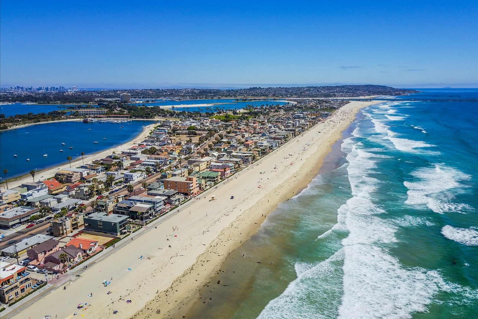 Oceanfront on Mission Beach