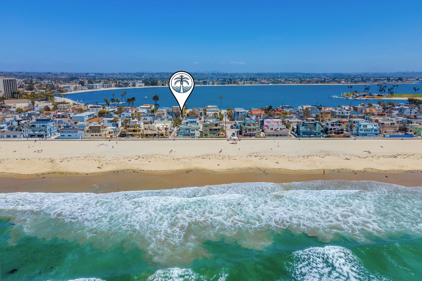 Steps to the bay or the ocean