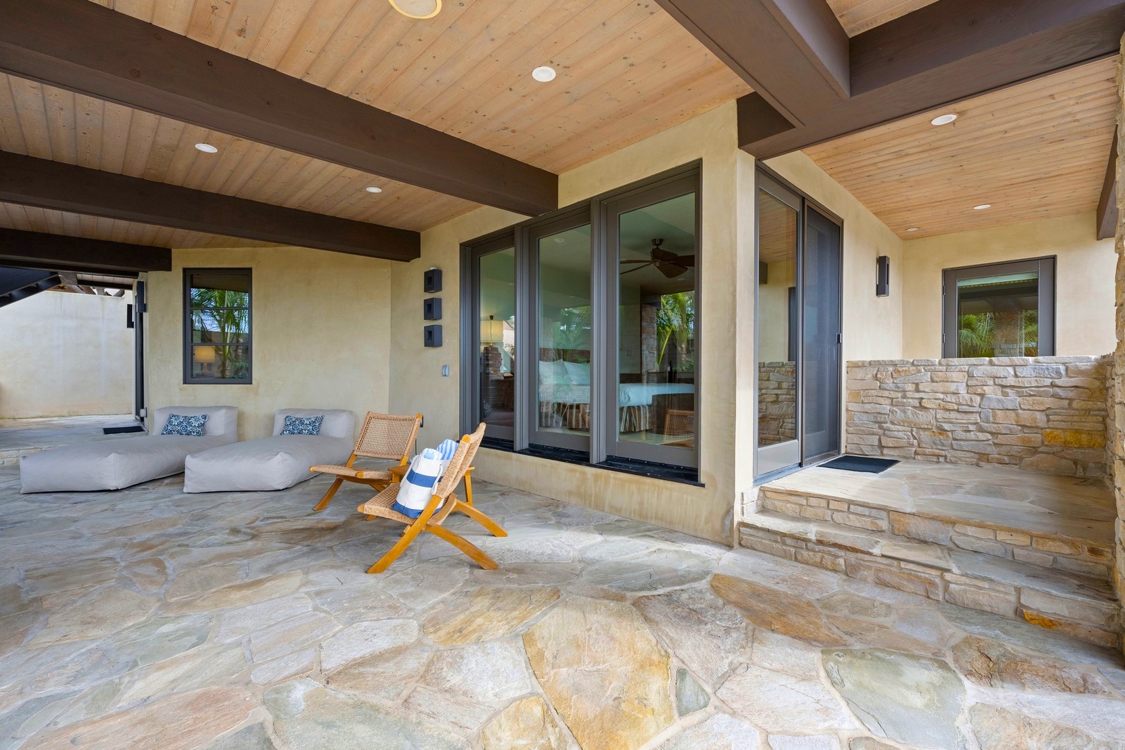 Lower level patio