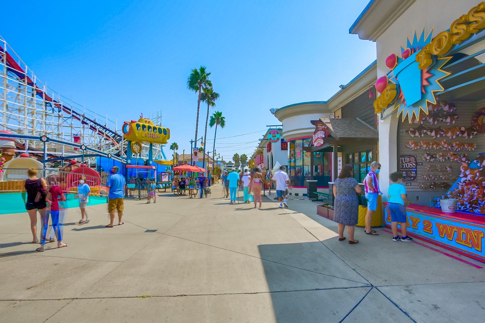 Belmont Amusement Park - a few blocks way