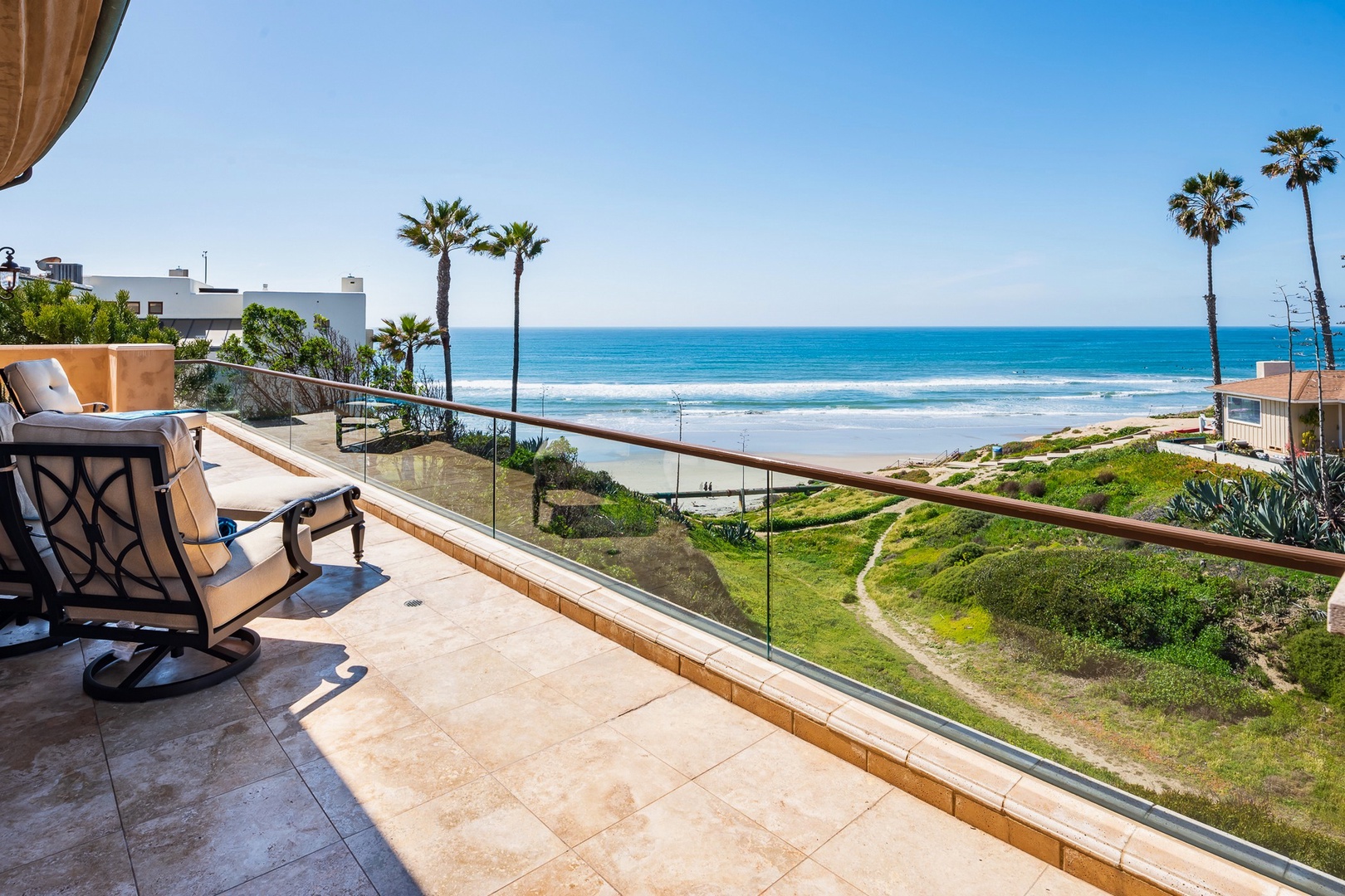 Perfect ocean view terrace