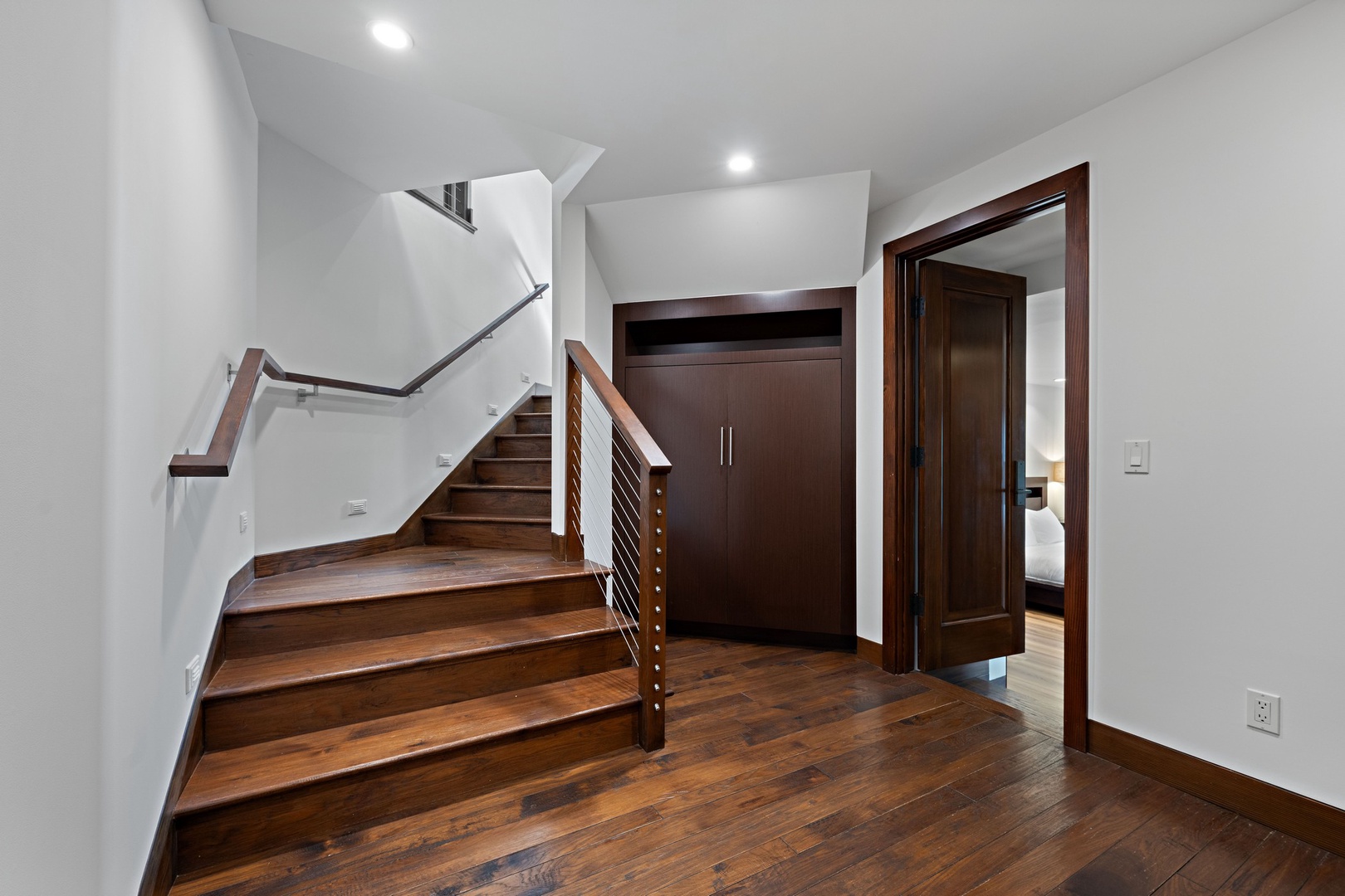 Lower level guest rooms