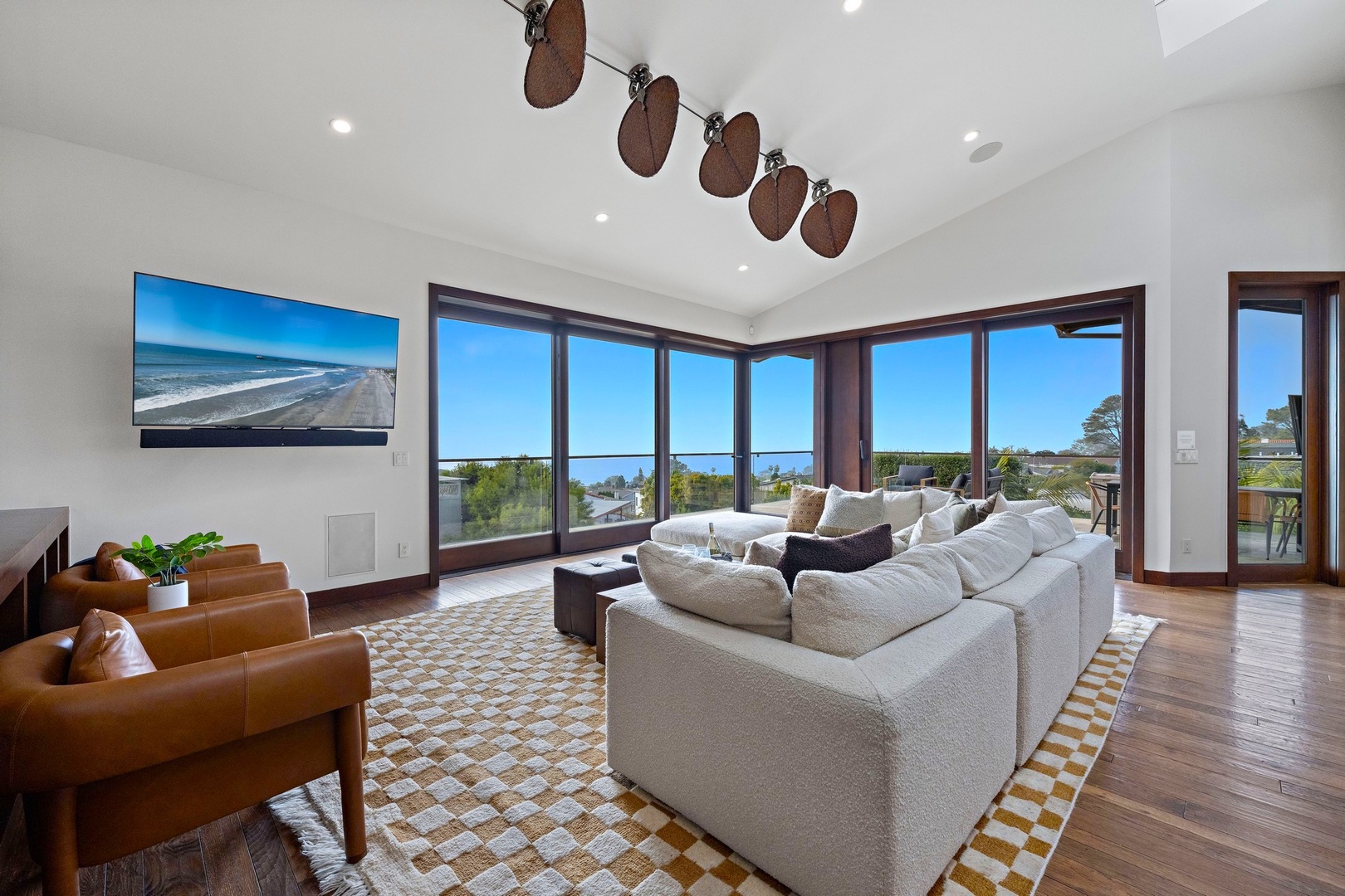 Ocean-view living room