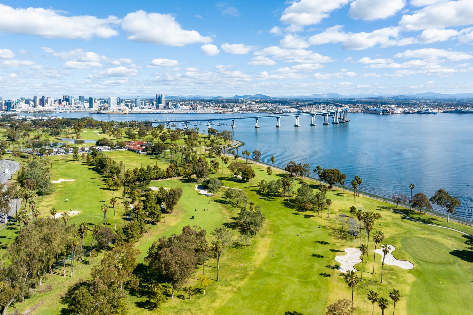 The Coronado Bridge leads to San Diego