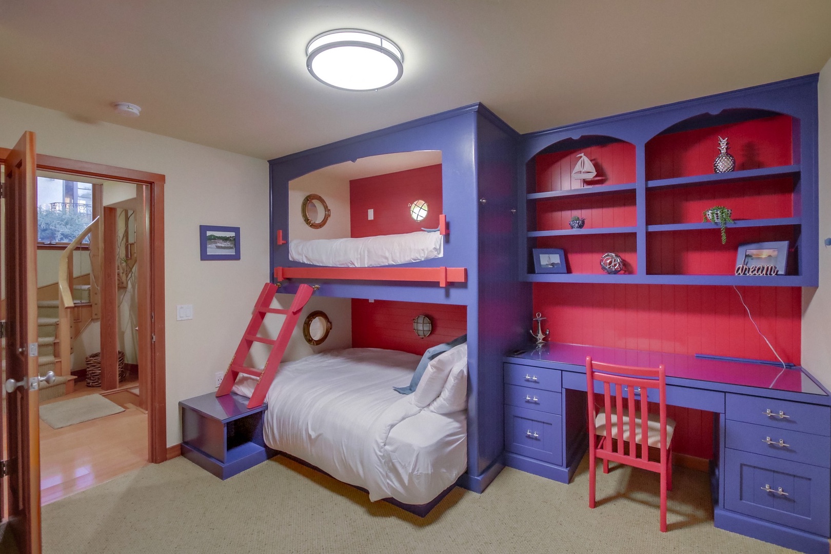 Bedroom 2 with a twin over full