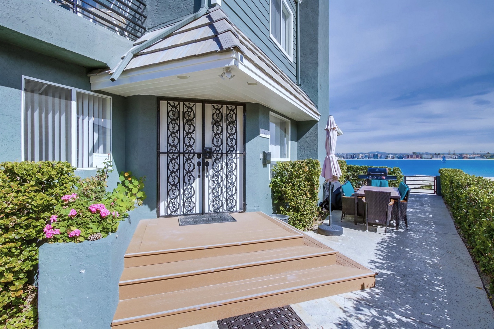 Water view patio