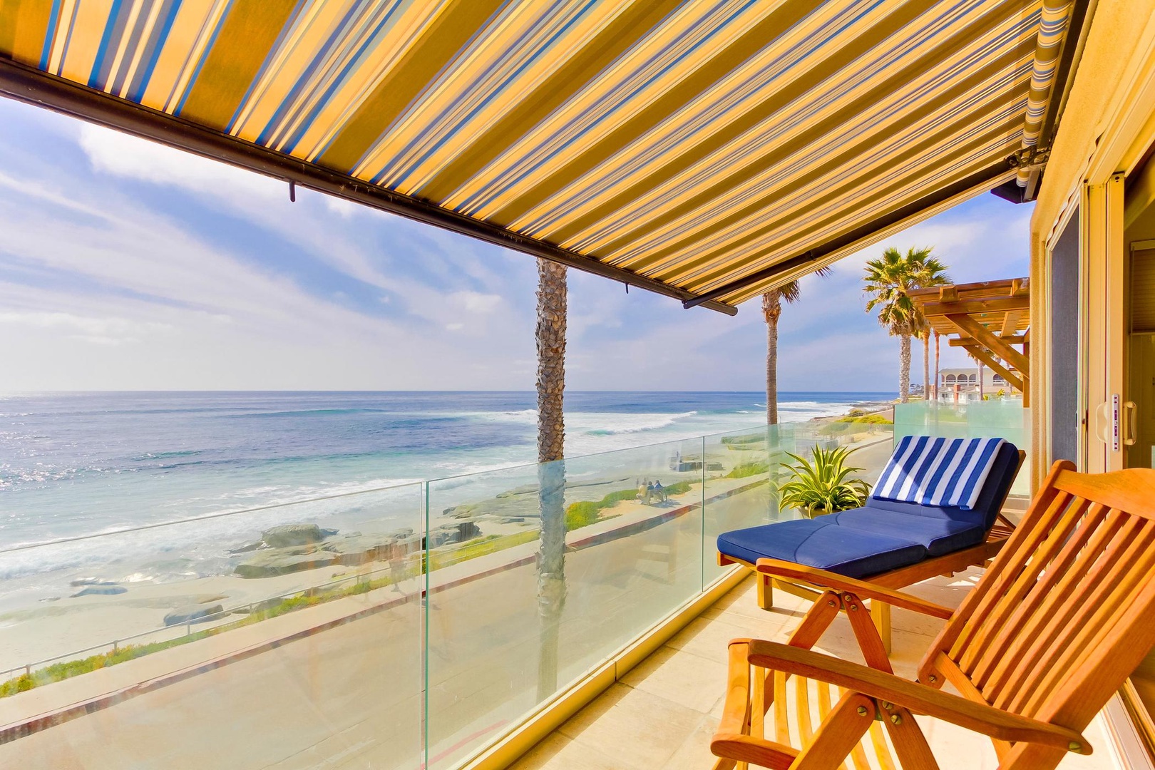 Primary suite view balcony