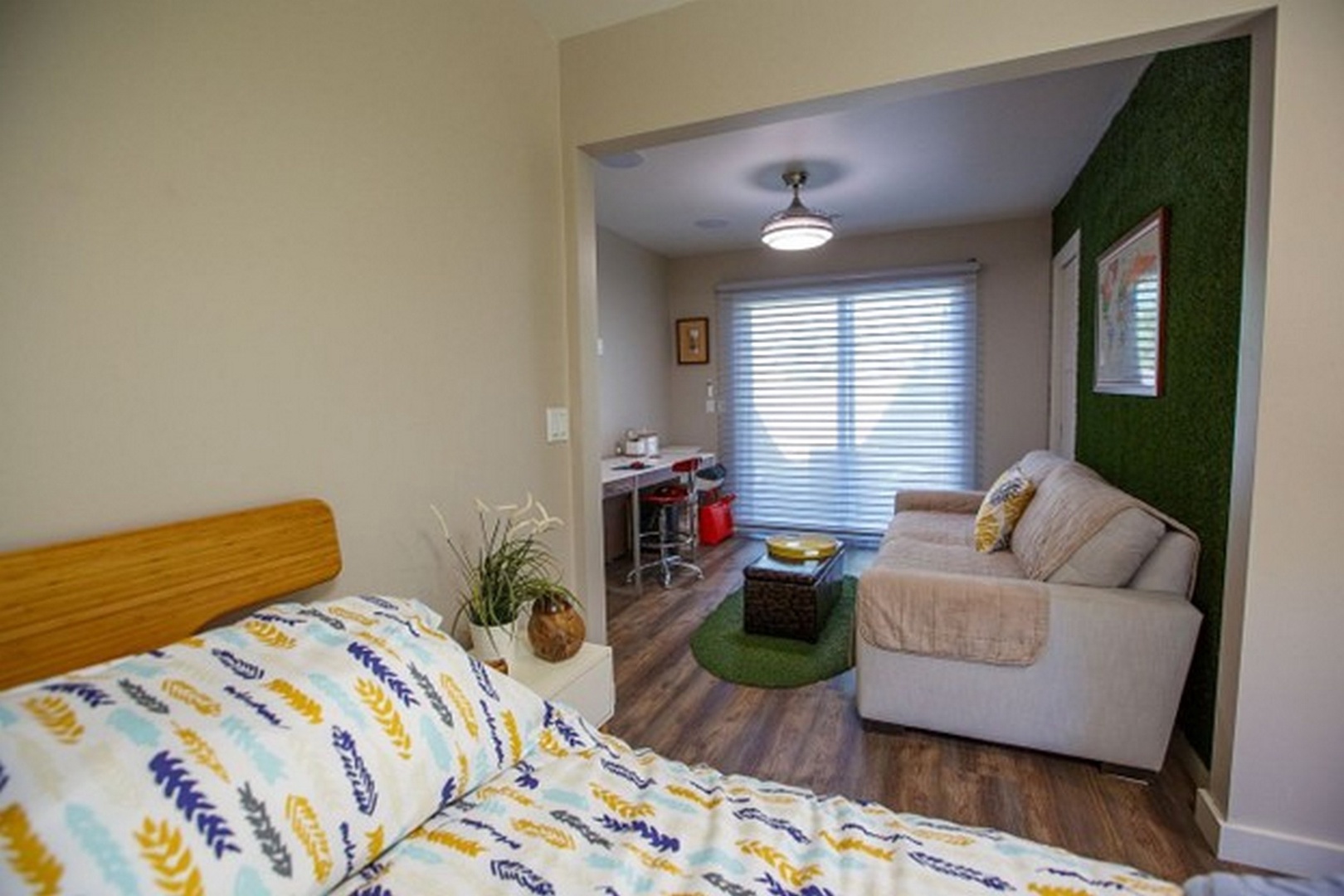 Bedroom 4 view towards Den