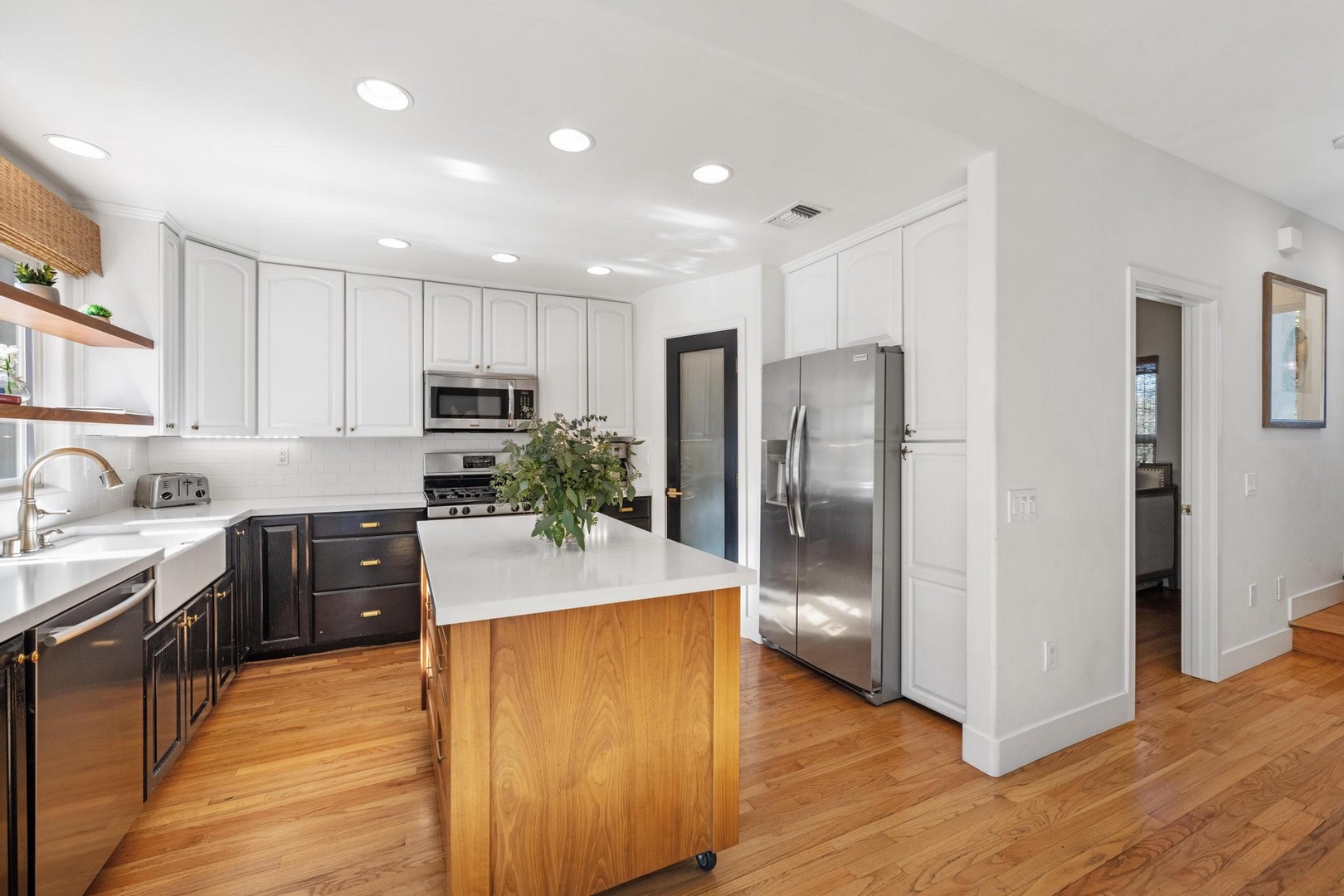 Kitchen with pantry