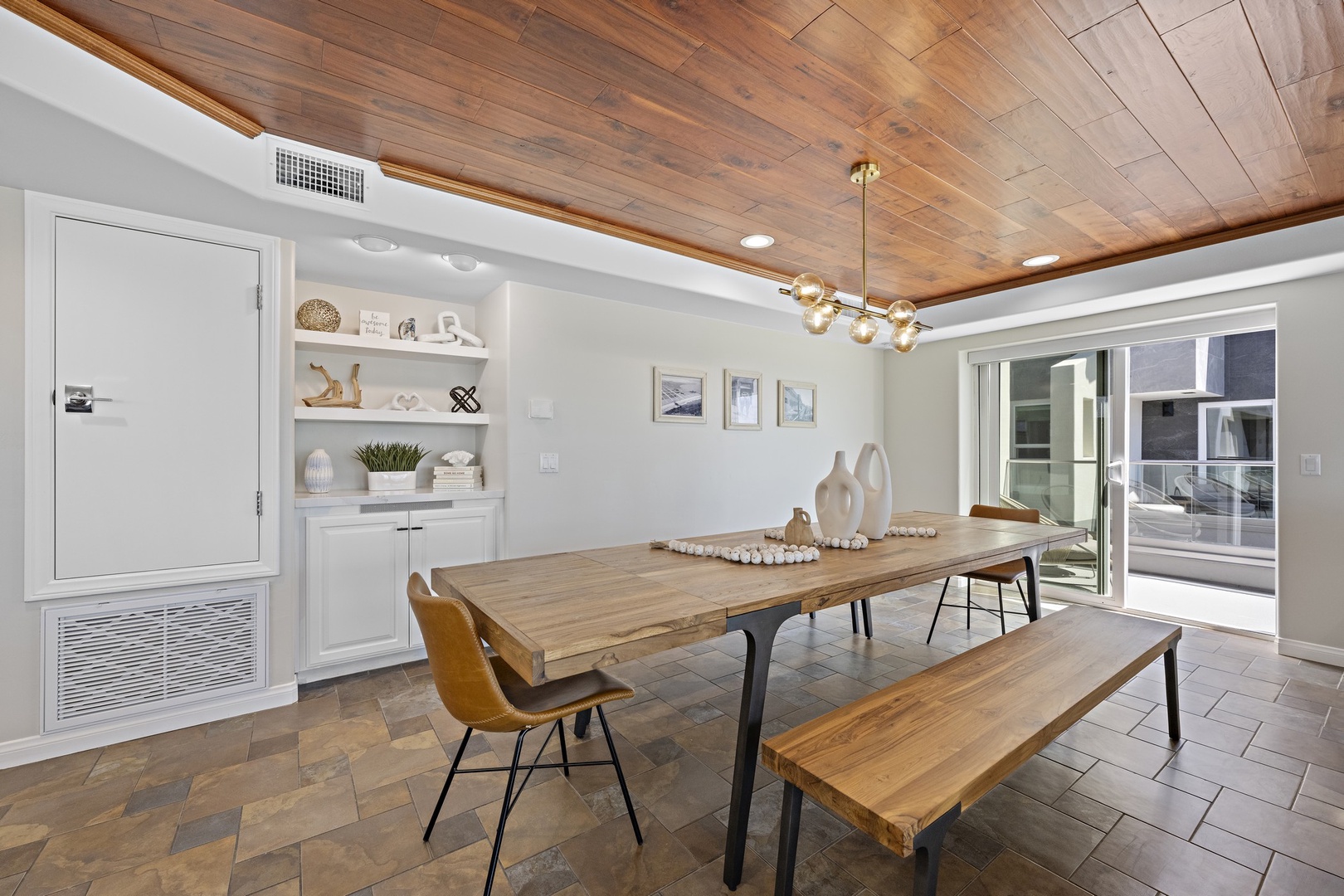 Large dining table