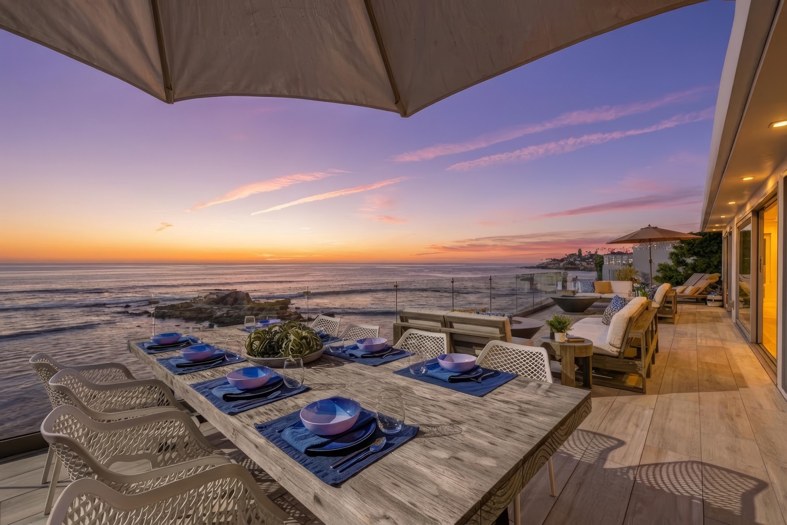 Sunset dining is the best!