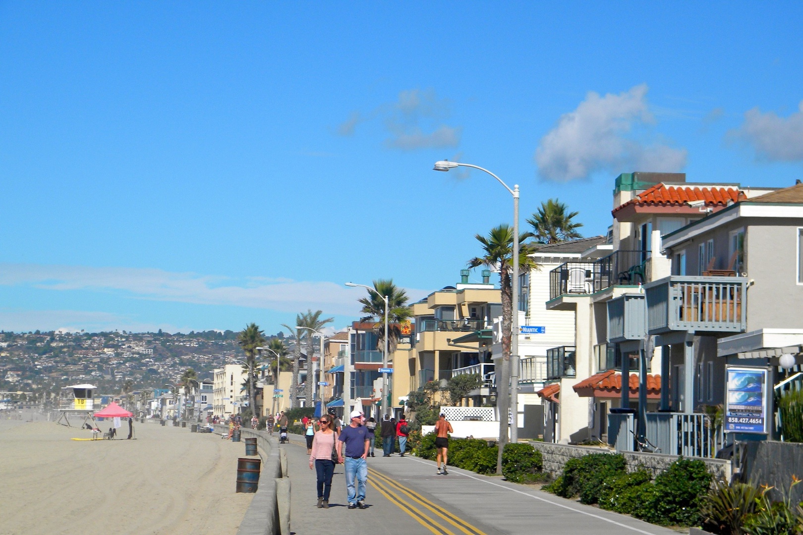 Take long walks along the boardwalk