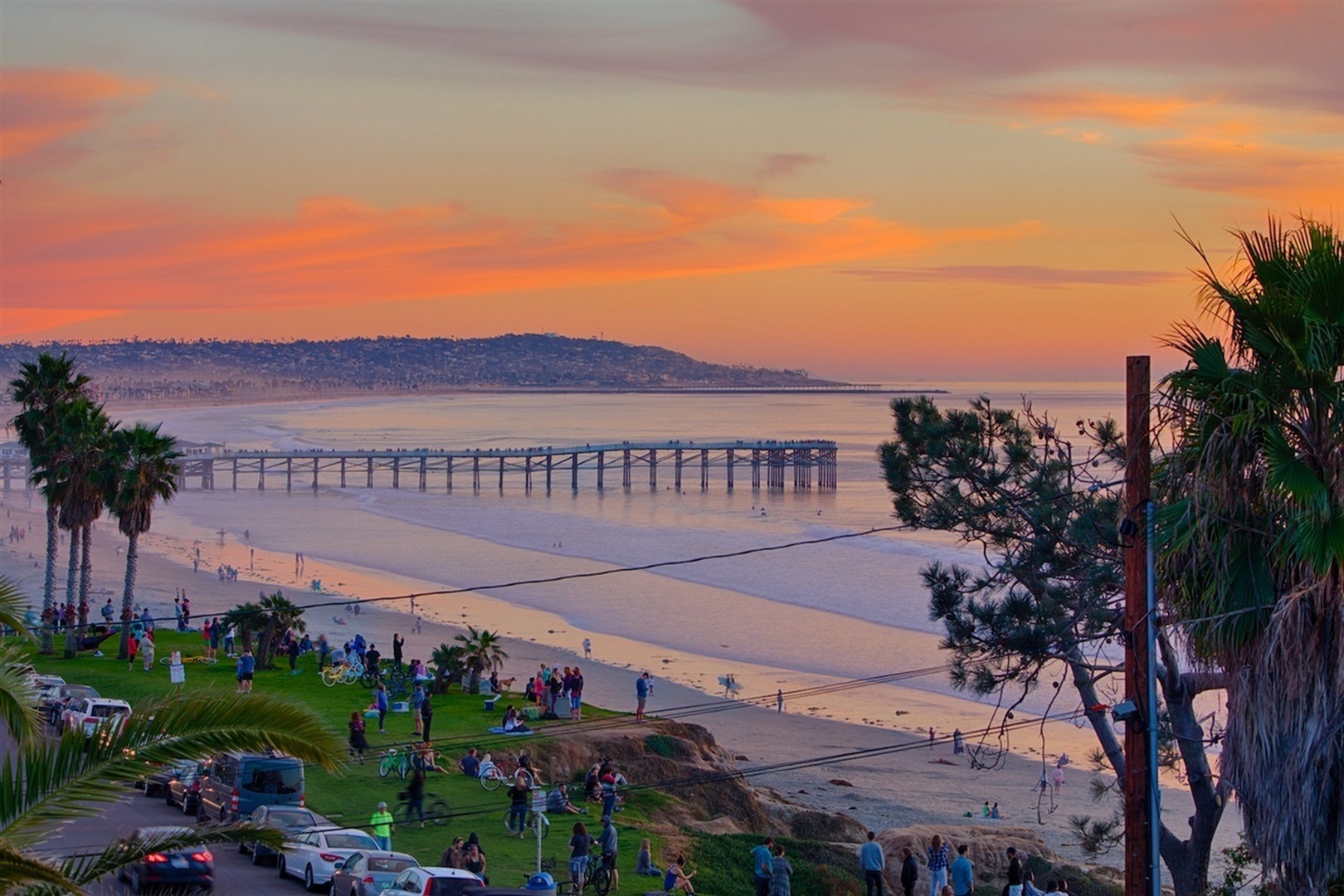 Sunset at Palisades Park