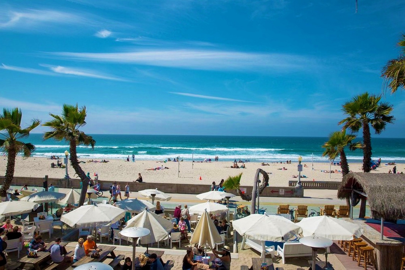 Oceanfront dining at Belmont Park