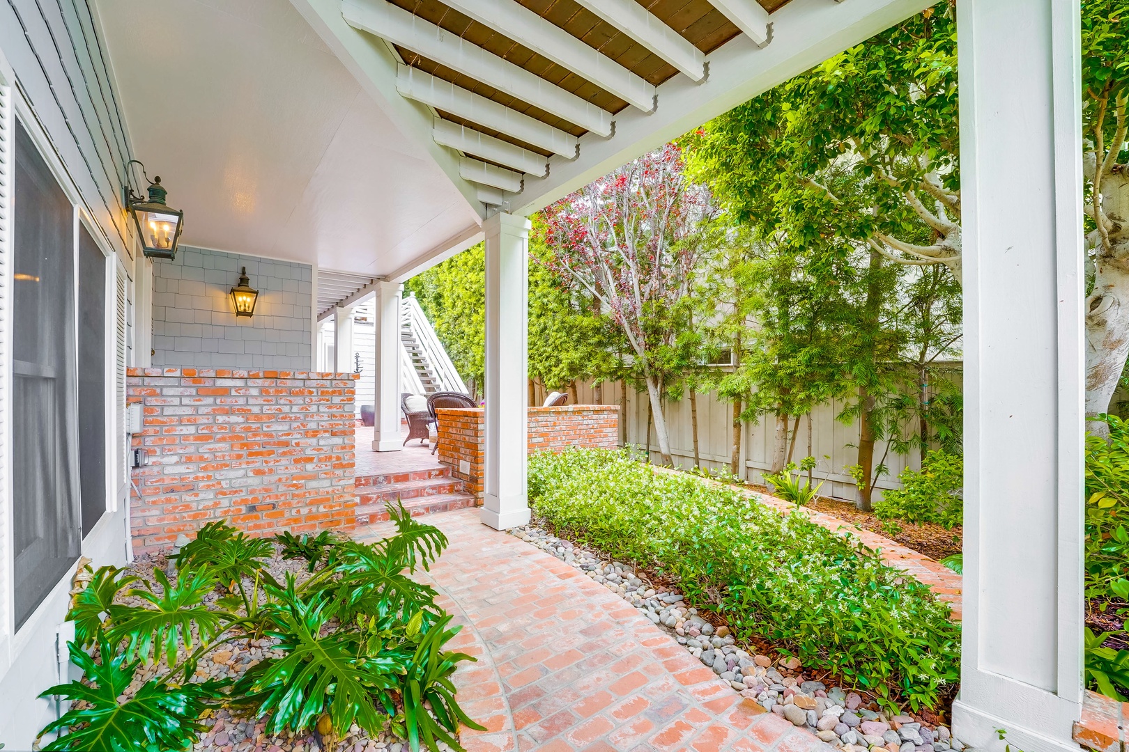 Walkway to the home