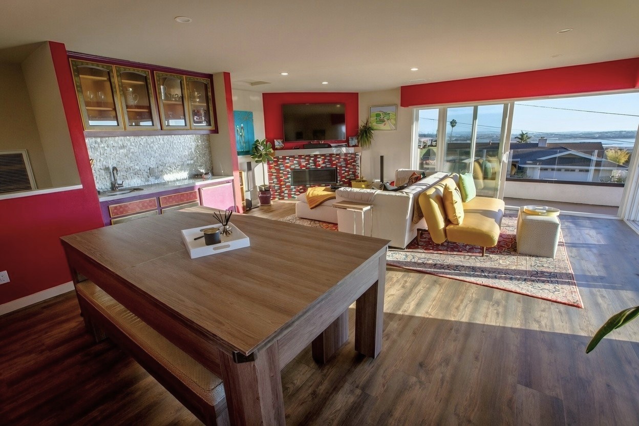 Reversible ping pong and dining table