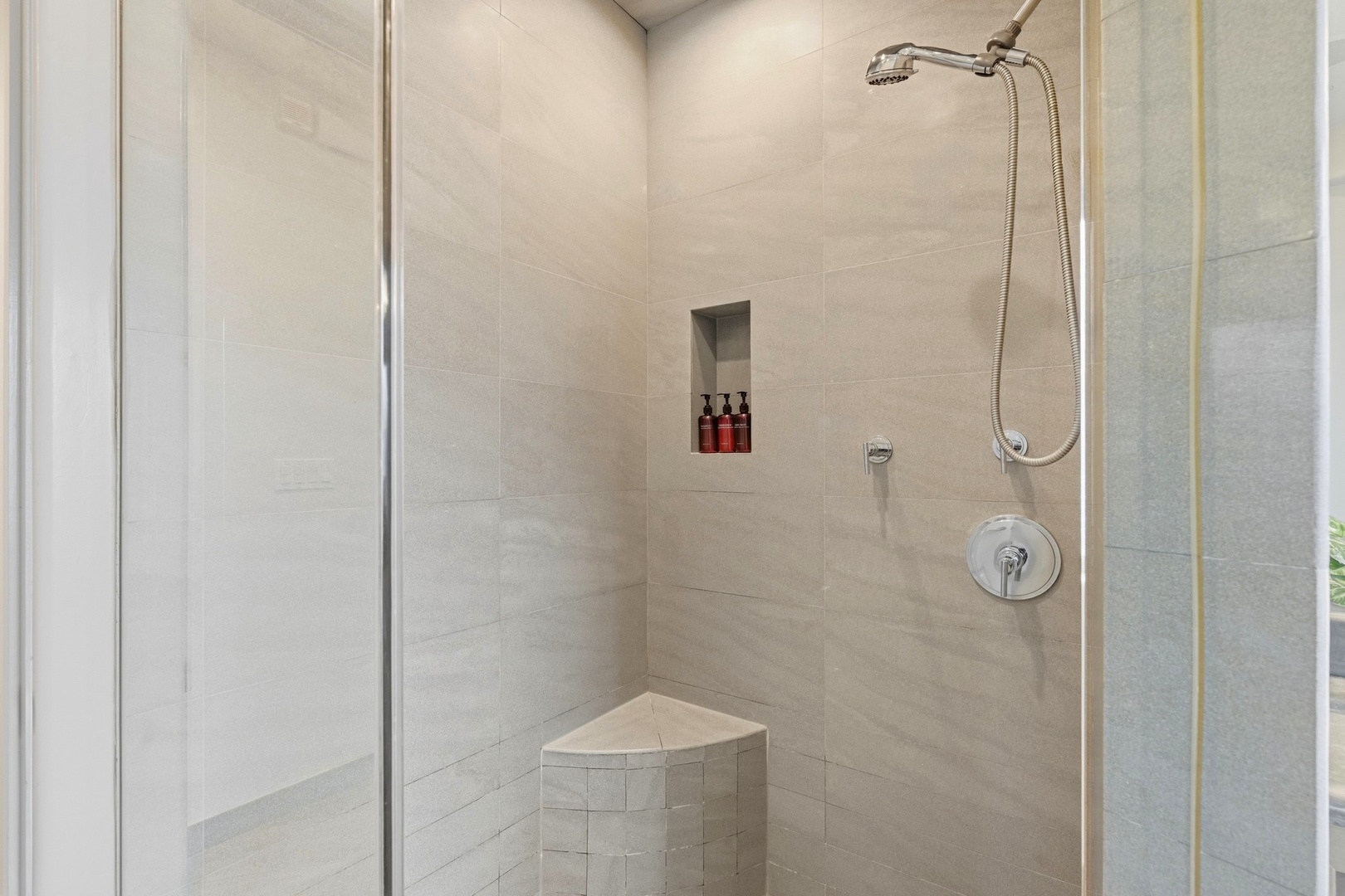 Refresh in your private spa-like shower