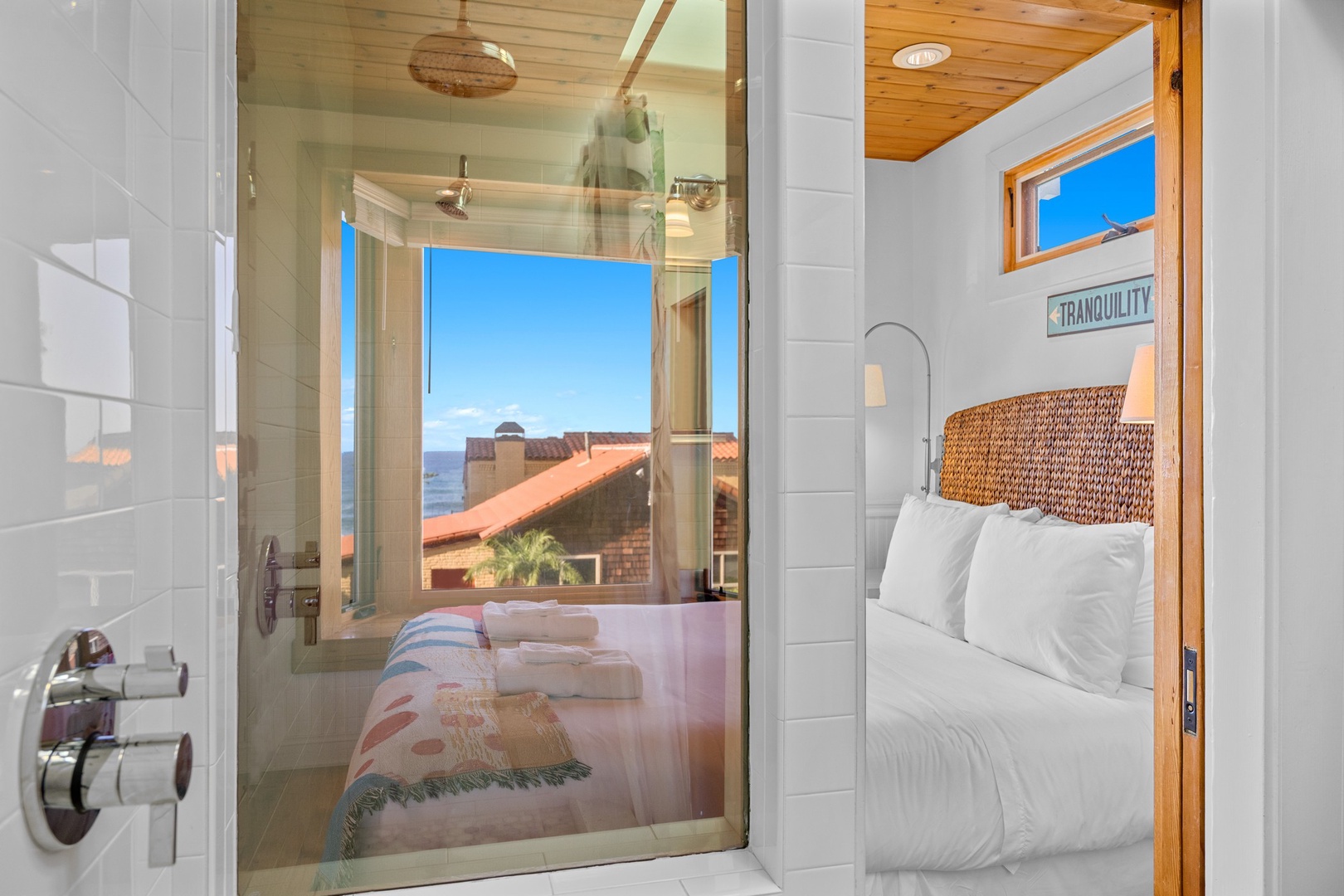 Ocean views while you shower