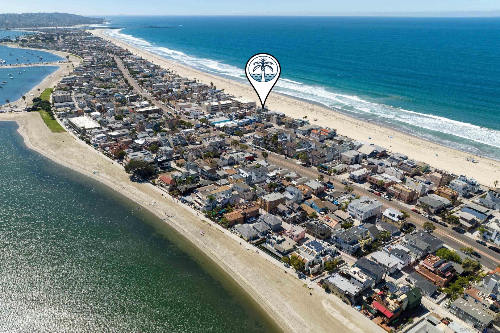 Just one block to Mission Bay fun