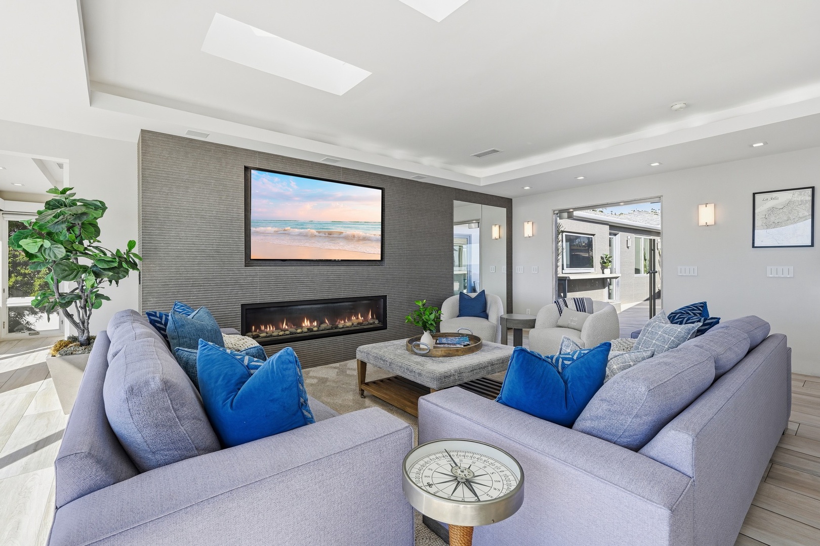 Elegant yet comfortable furnishings