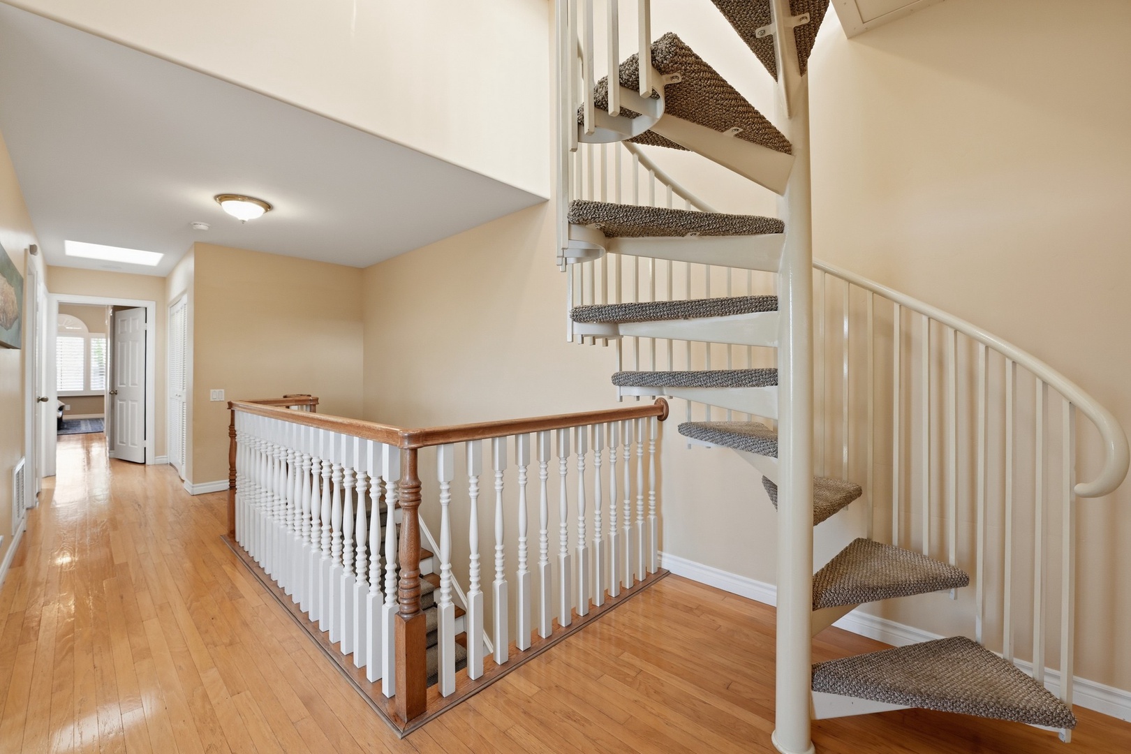 Spiral Staircase to the Rooftop deck