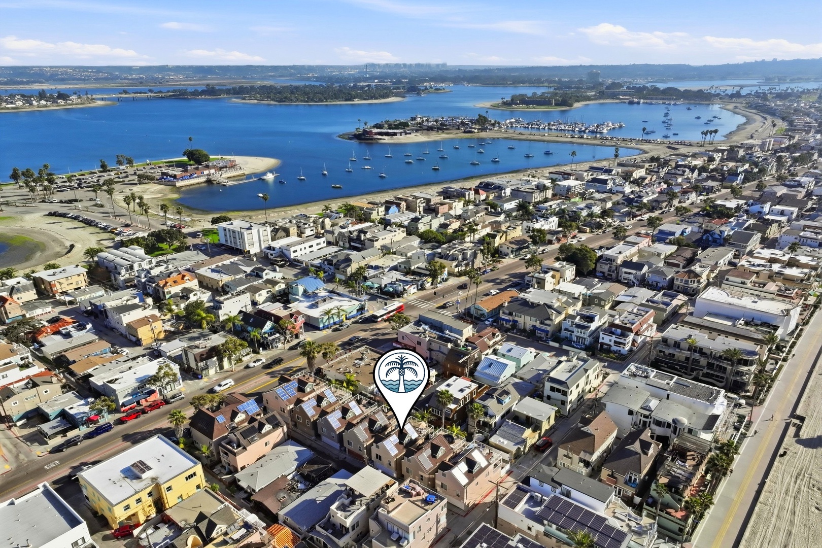 View to Mission Bay and Sea World