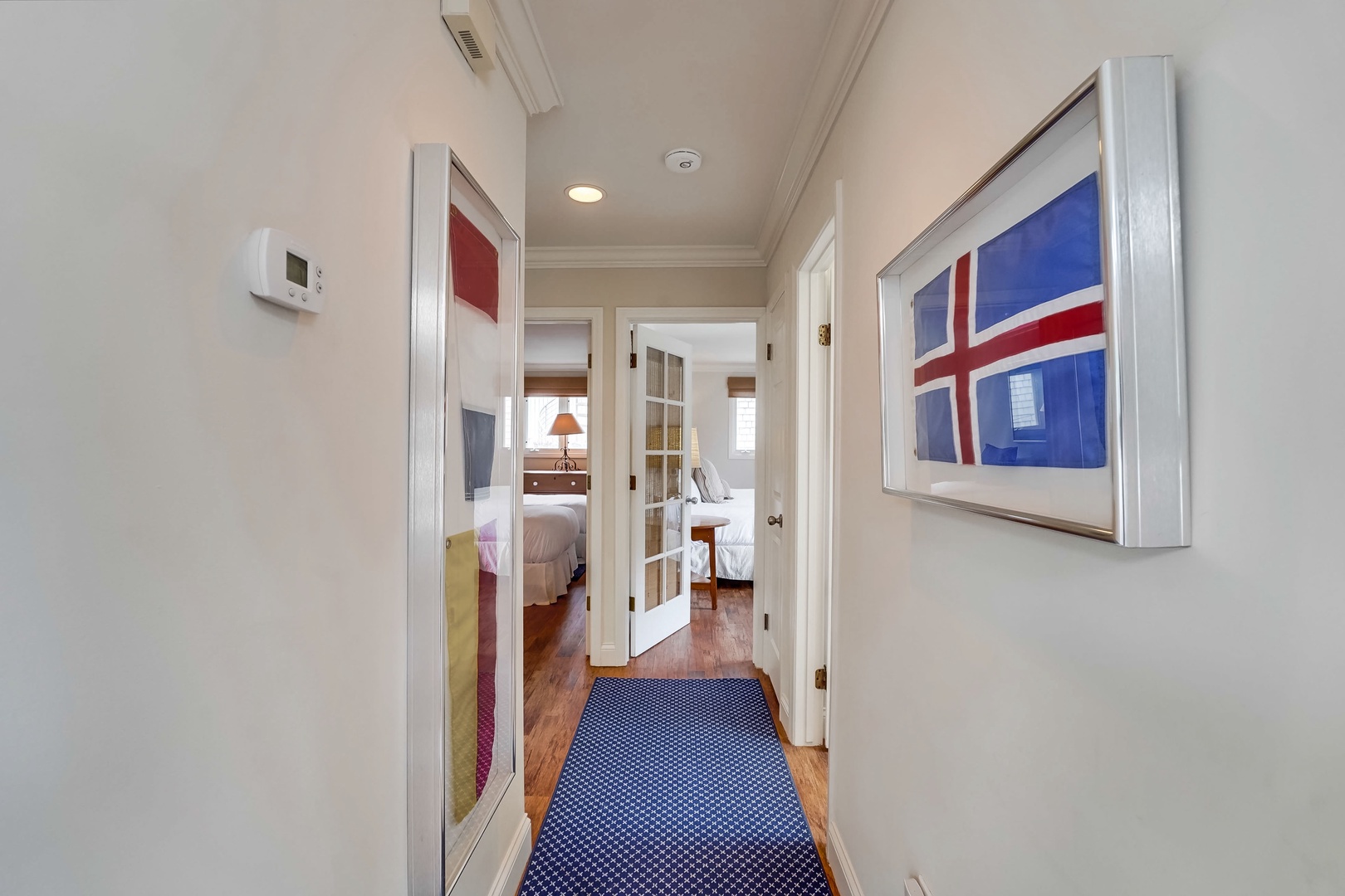 Hallway to bedrooms and bathrooms