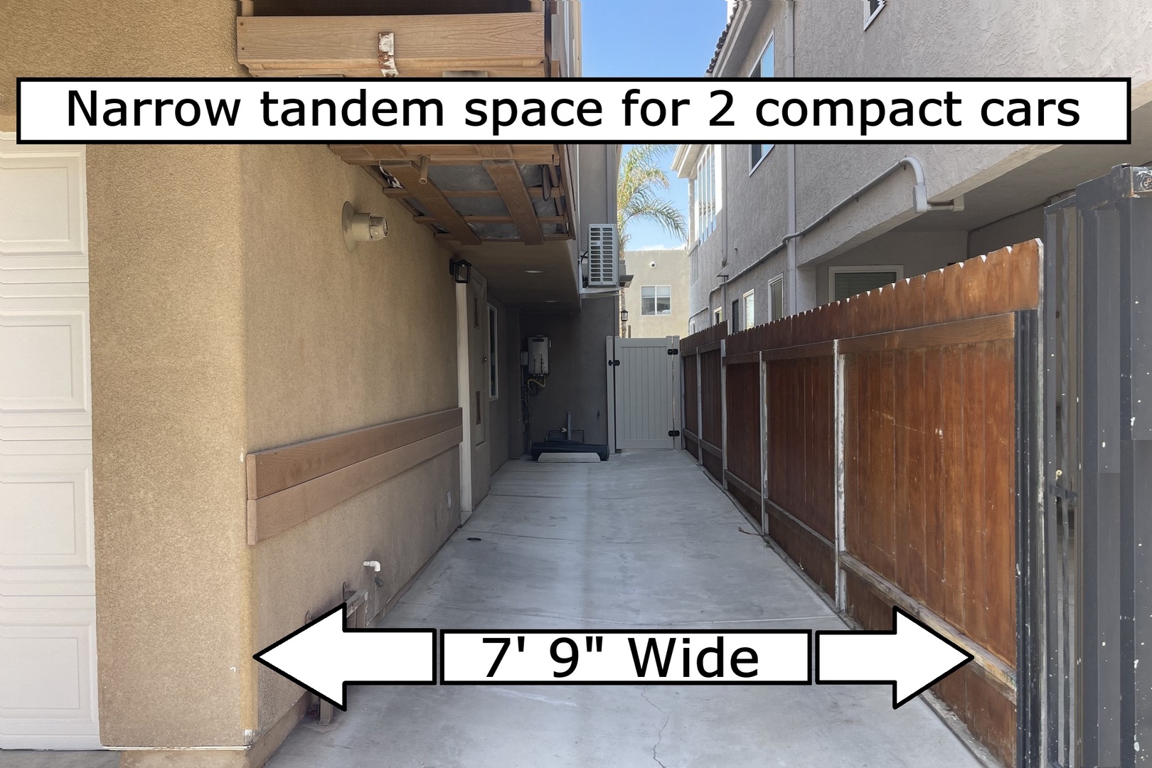 Carport for up to 2 compact cars