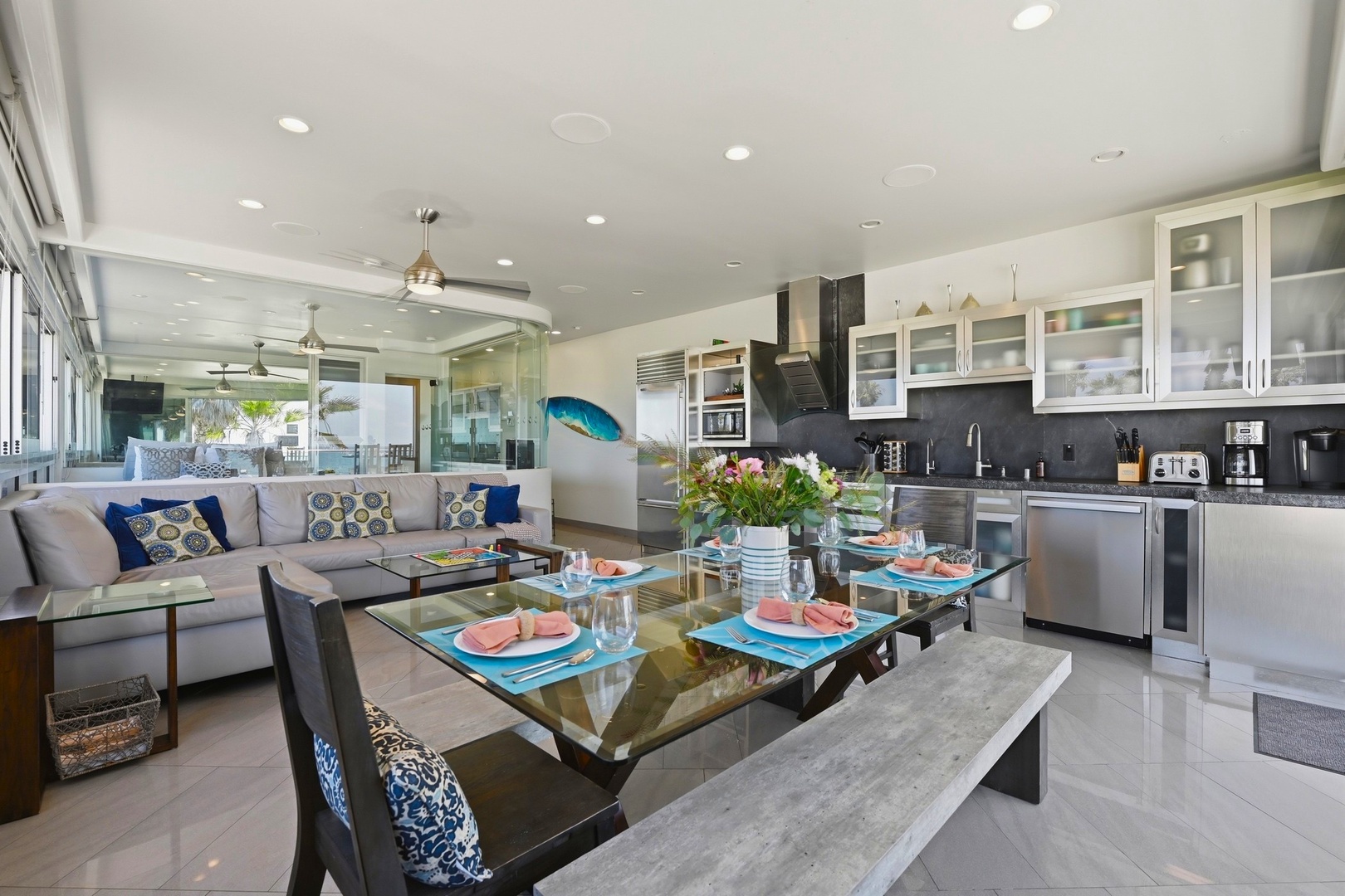 Open-plan living space