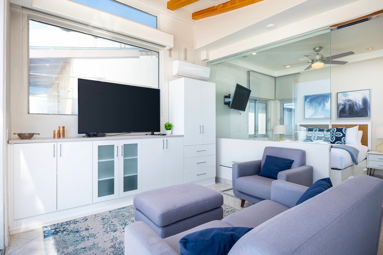 Oceanfront living room