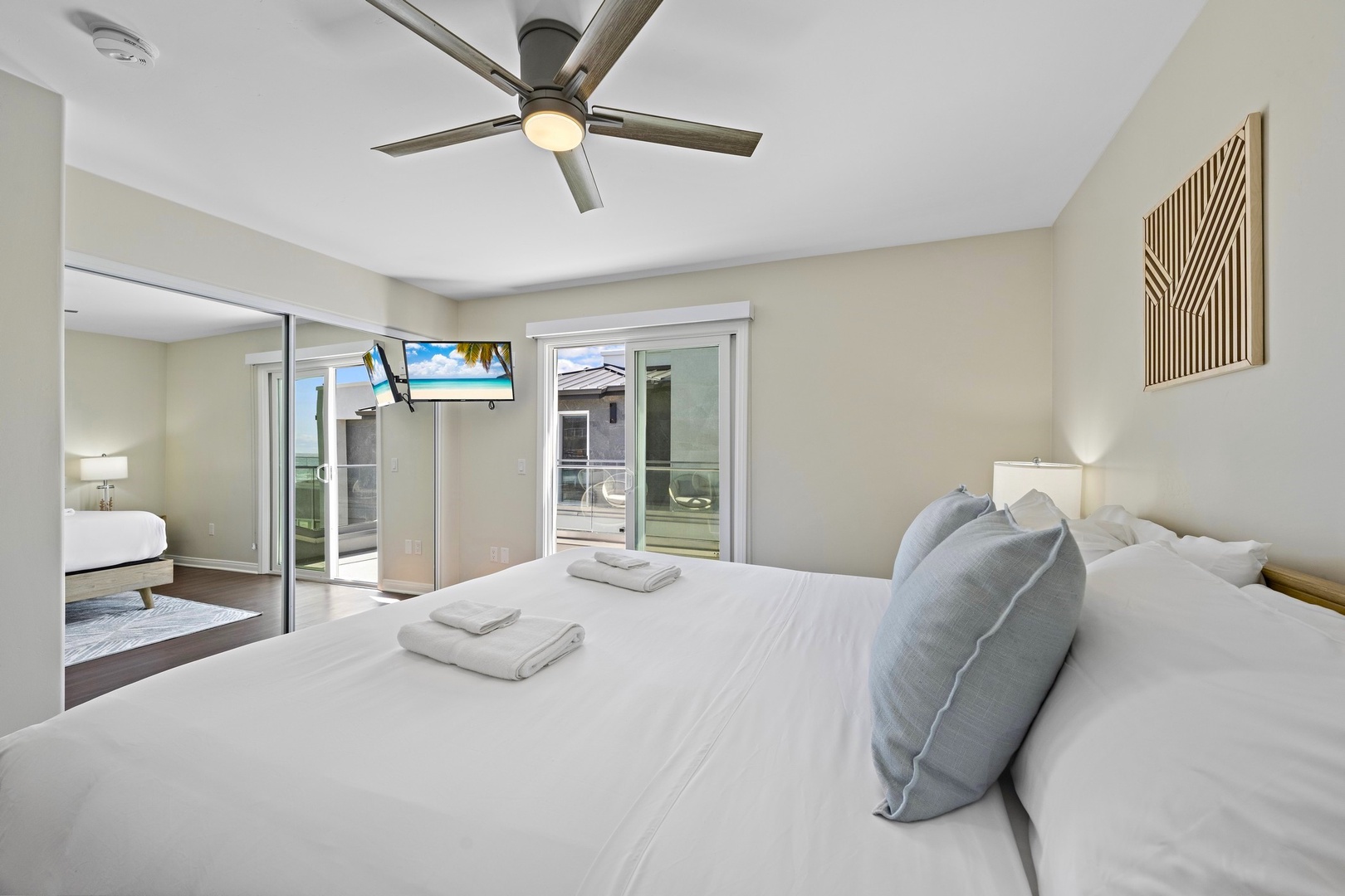 Bedroom 2 features a king bed