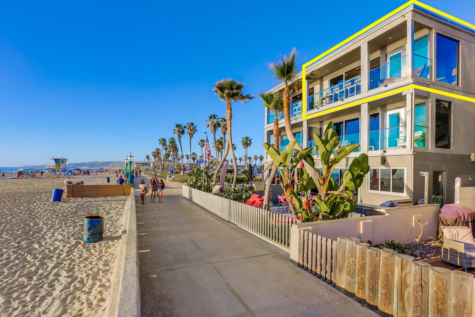 Prime location on the Mission Beach Boardwalk