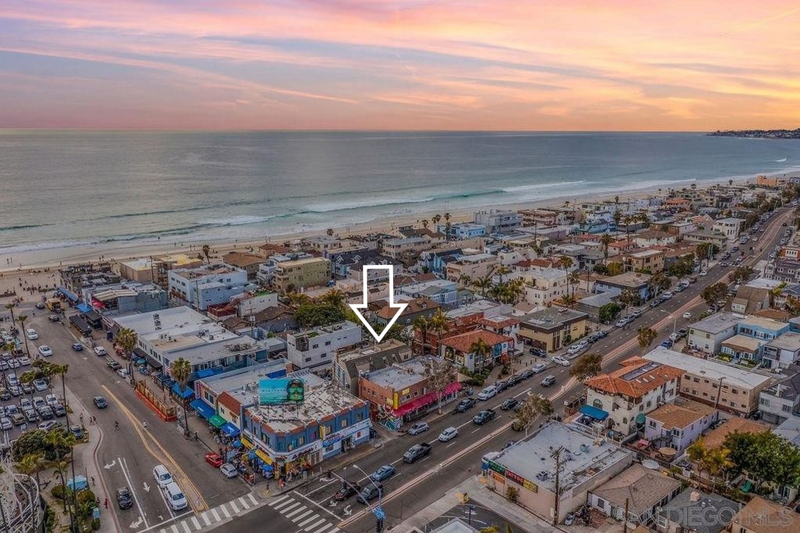 South Mission Beach location