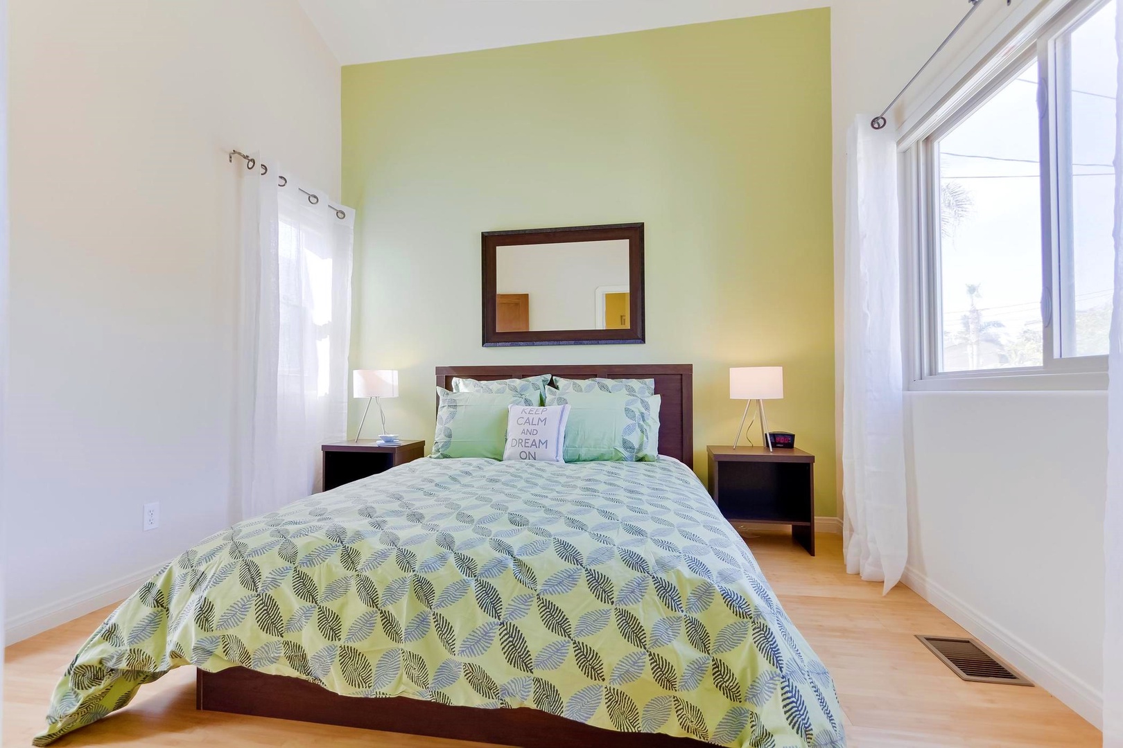 Bedroom 2 with lots of natural light