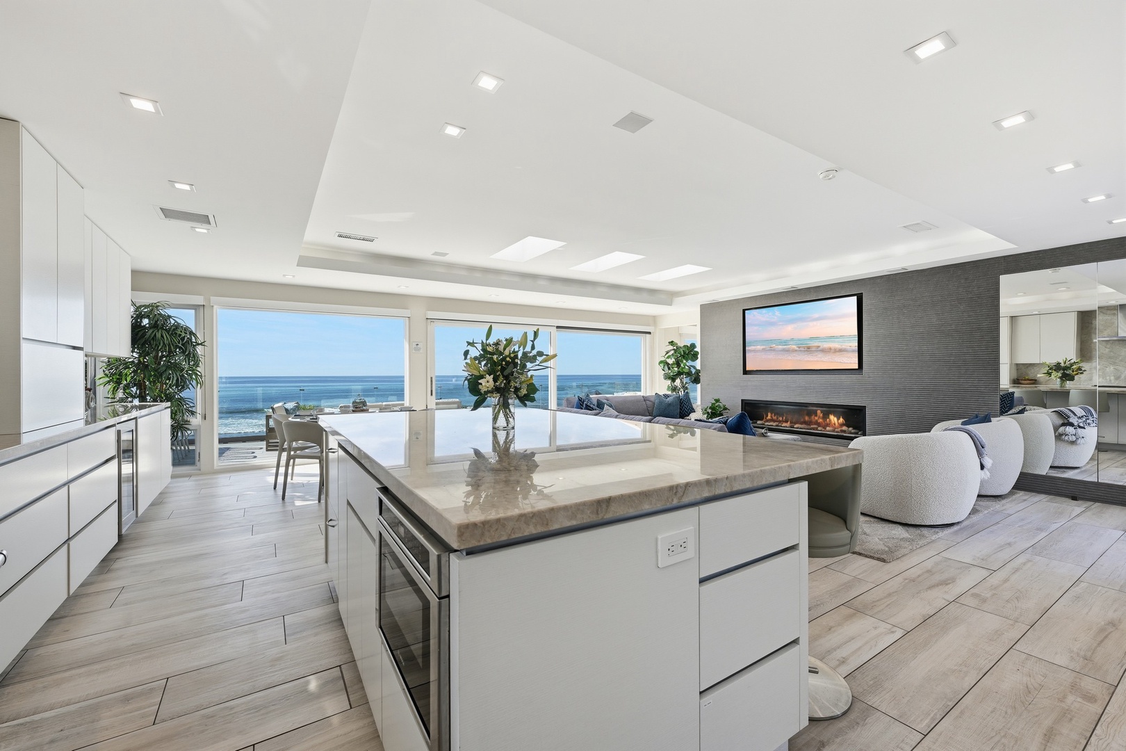 Plenty of space for meal prep