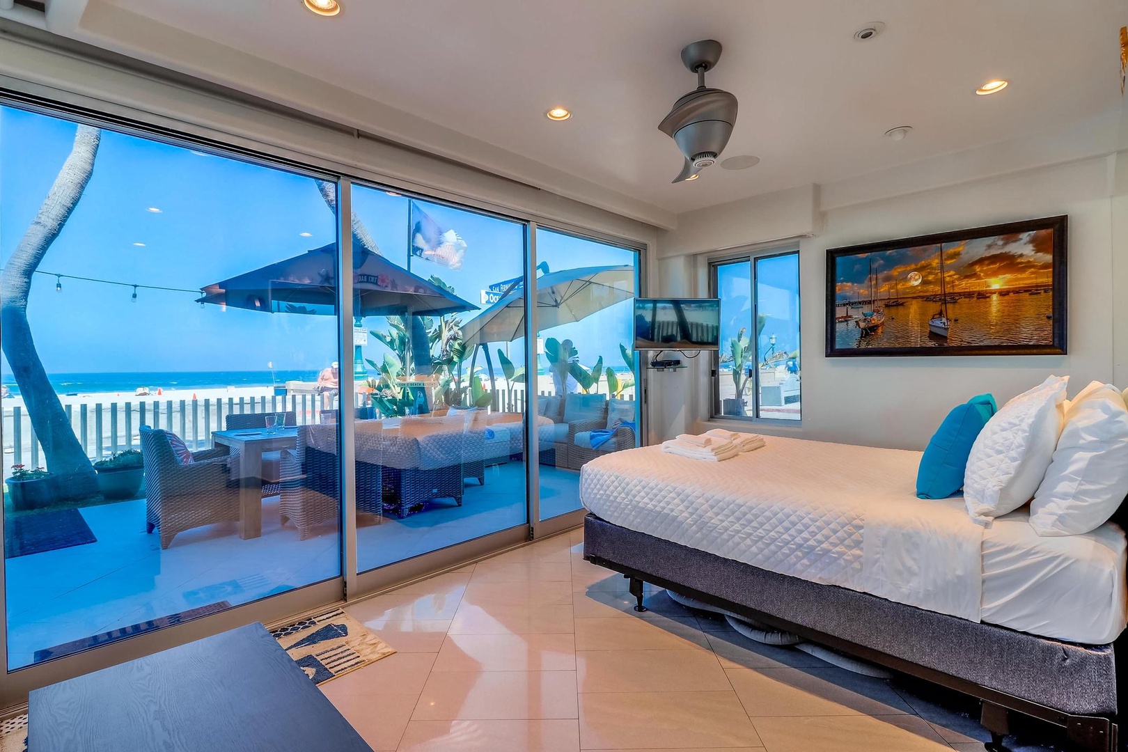 Bedroom Suite 2 with water views