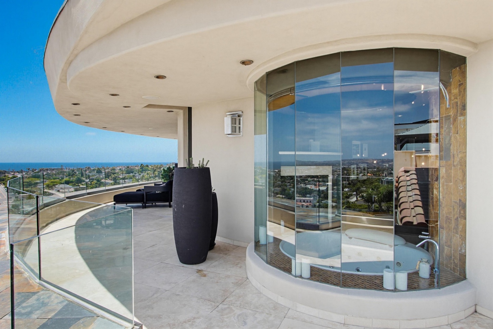 Luxury San Diego vacation rental with multiple terraces