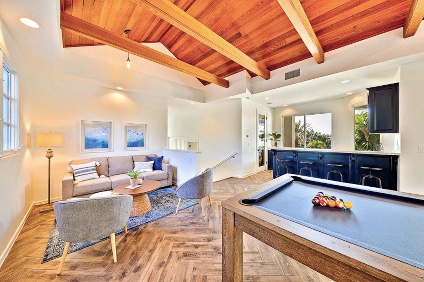 Bar and game room lounge