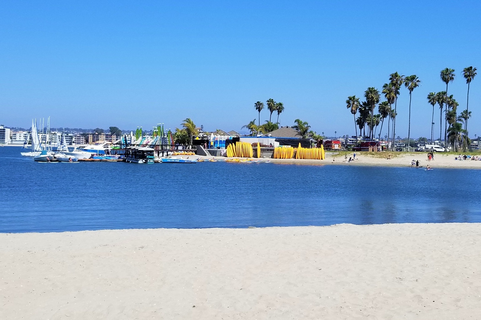 Water sports and boat rentals nearby