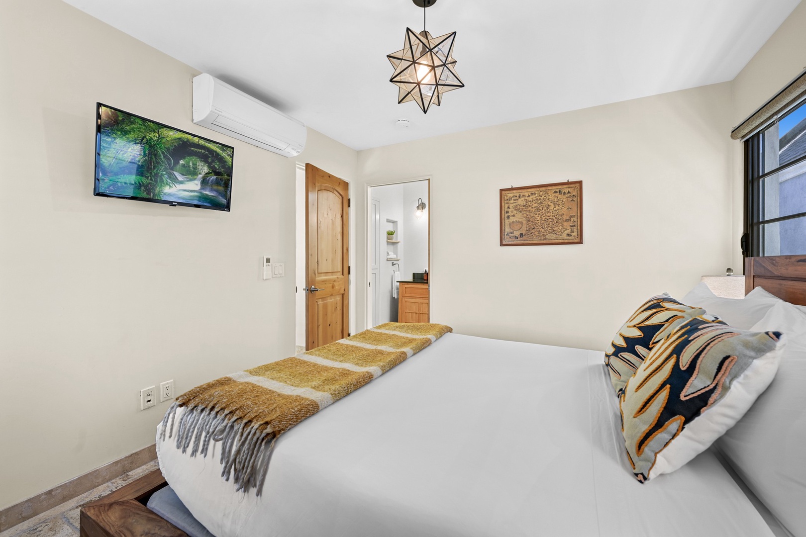 Guest suite 1 with a king bed