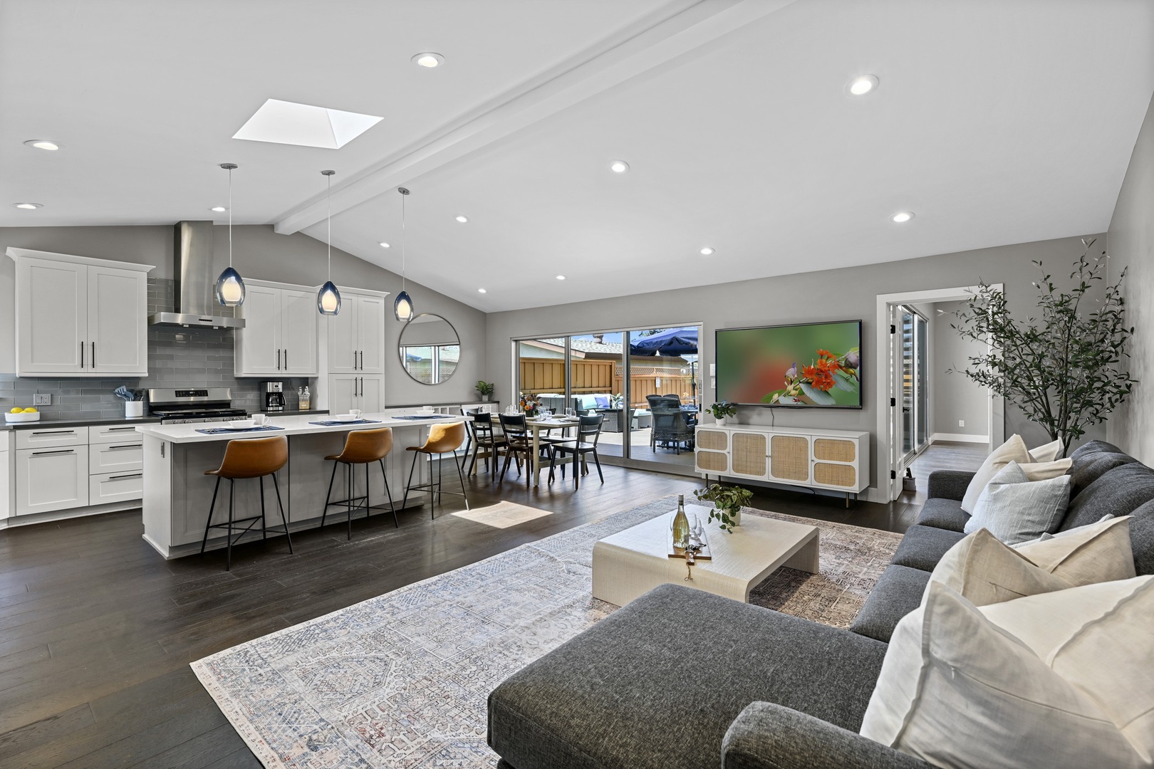 Spacious living area