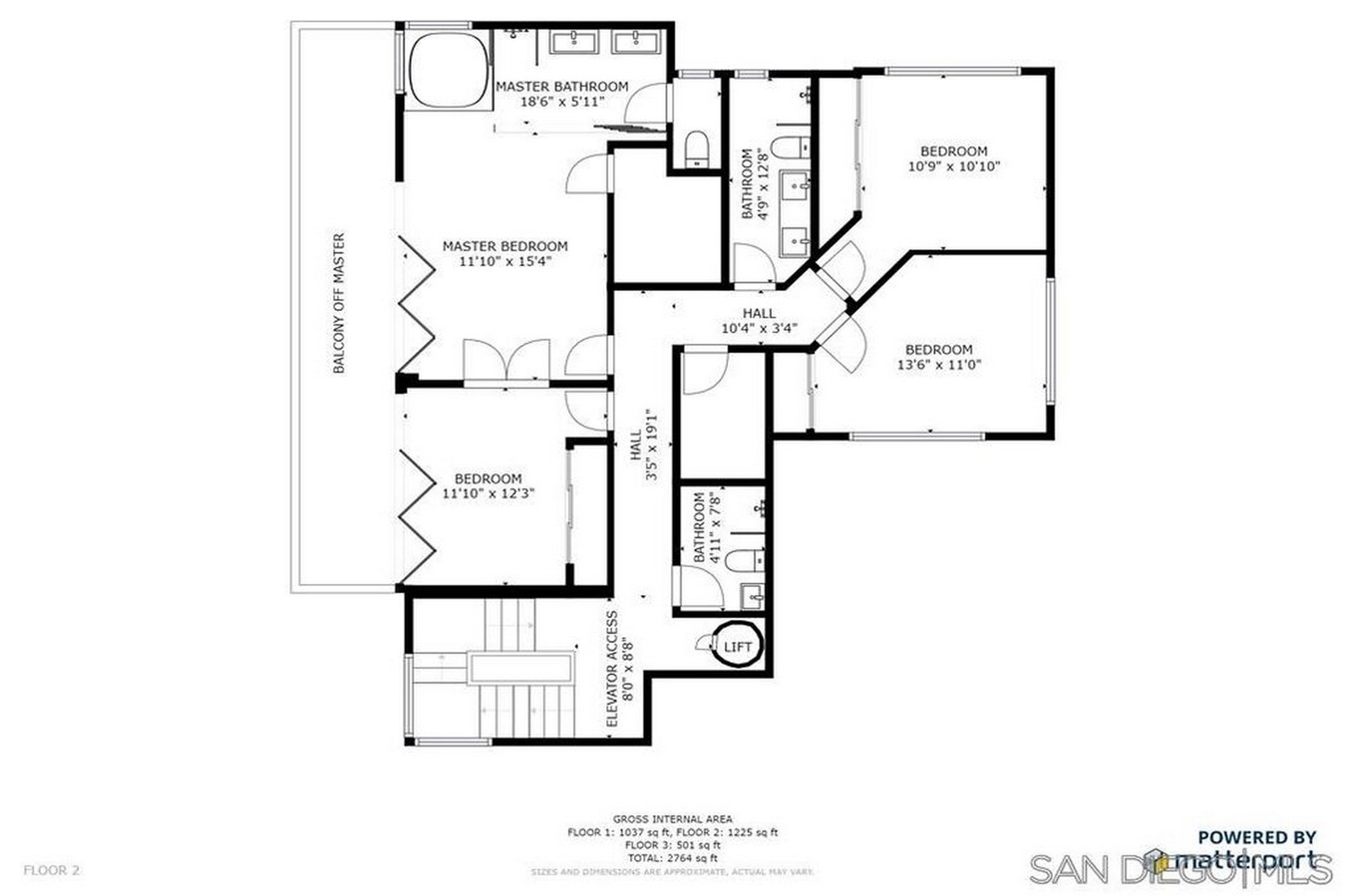 3rd level floor plan