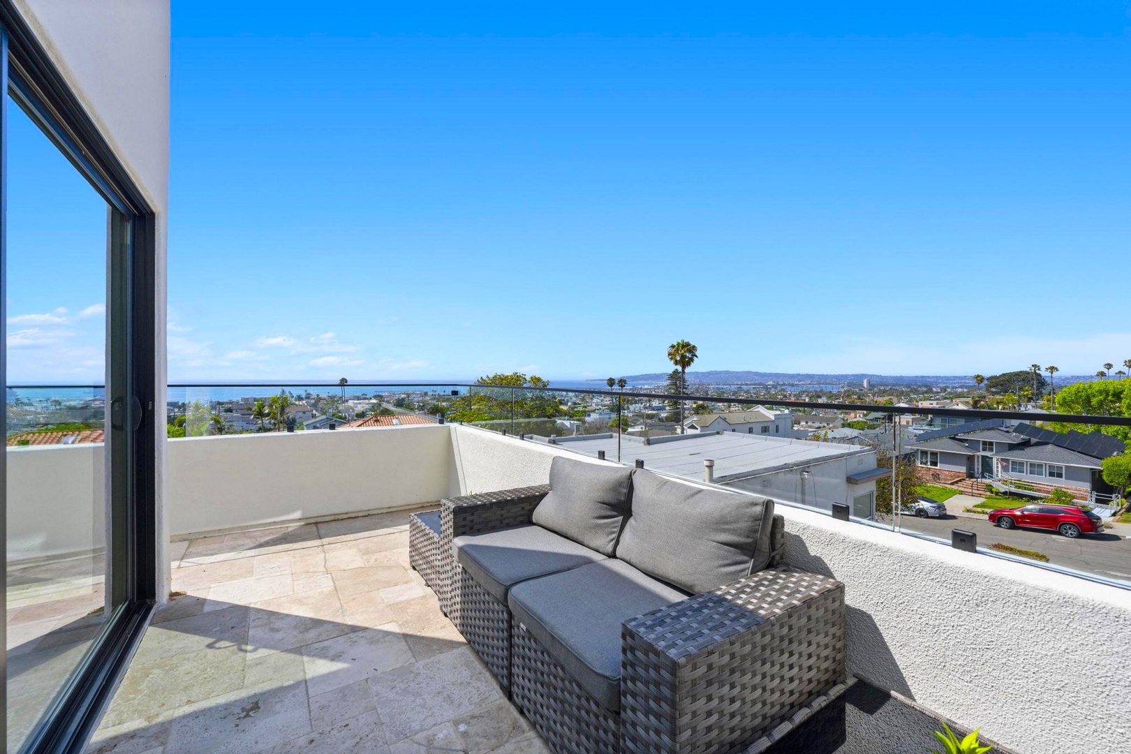 Main level view balcony