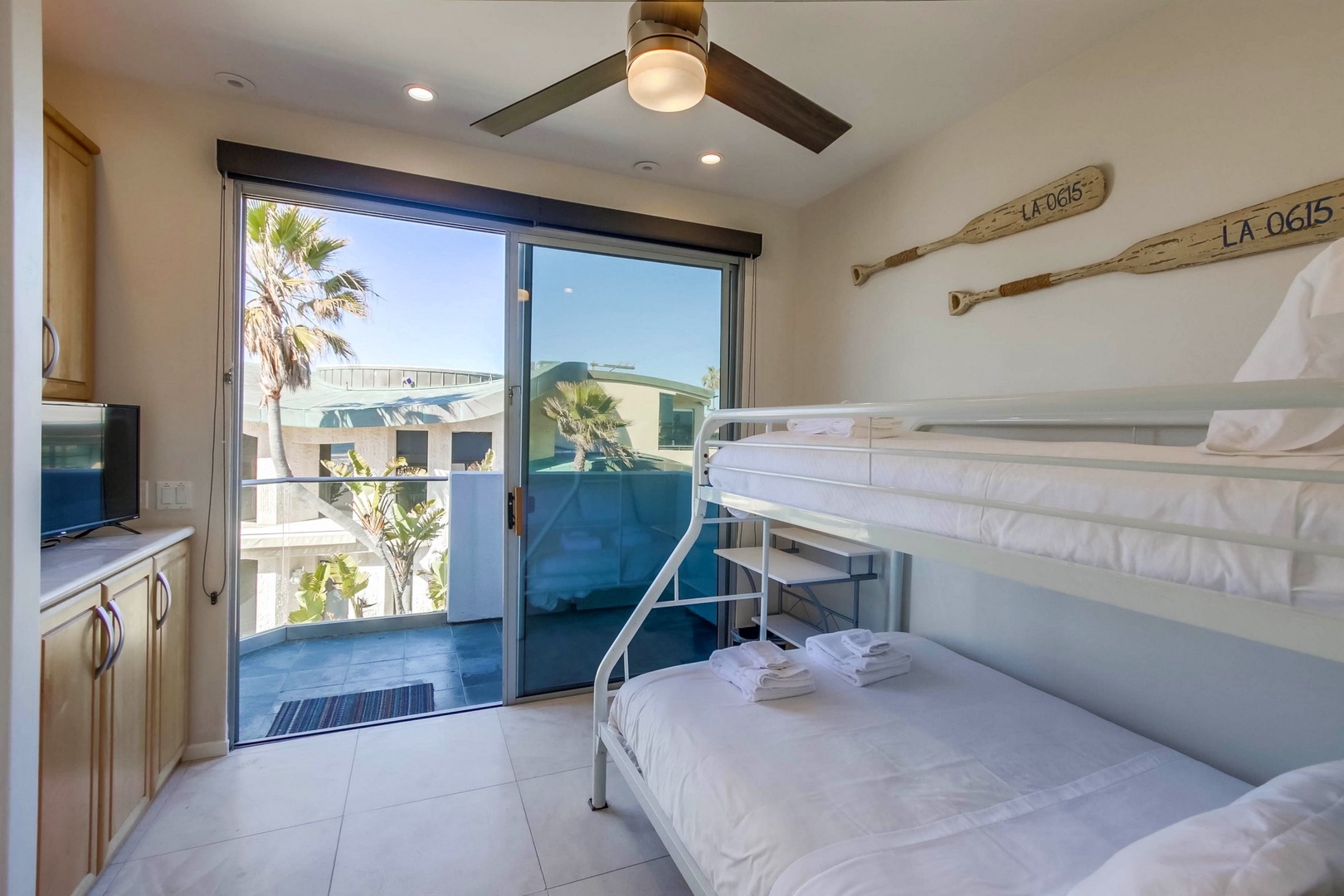 Bedroom 4 with view balcony