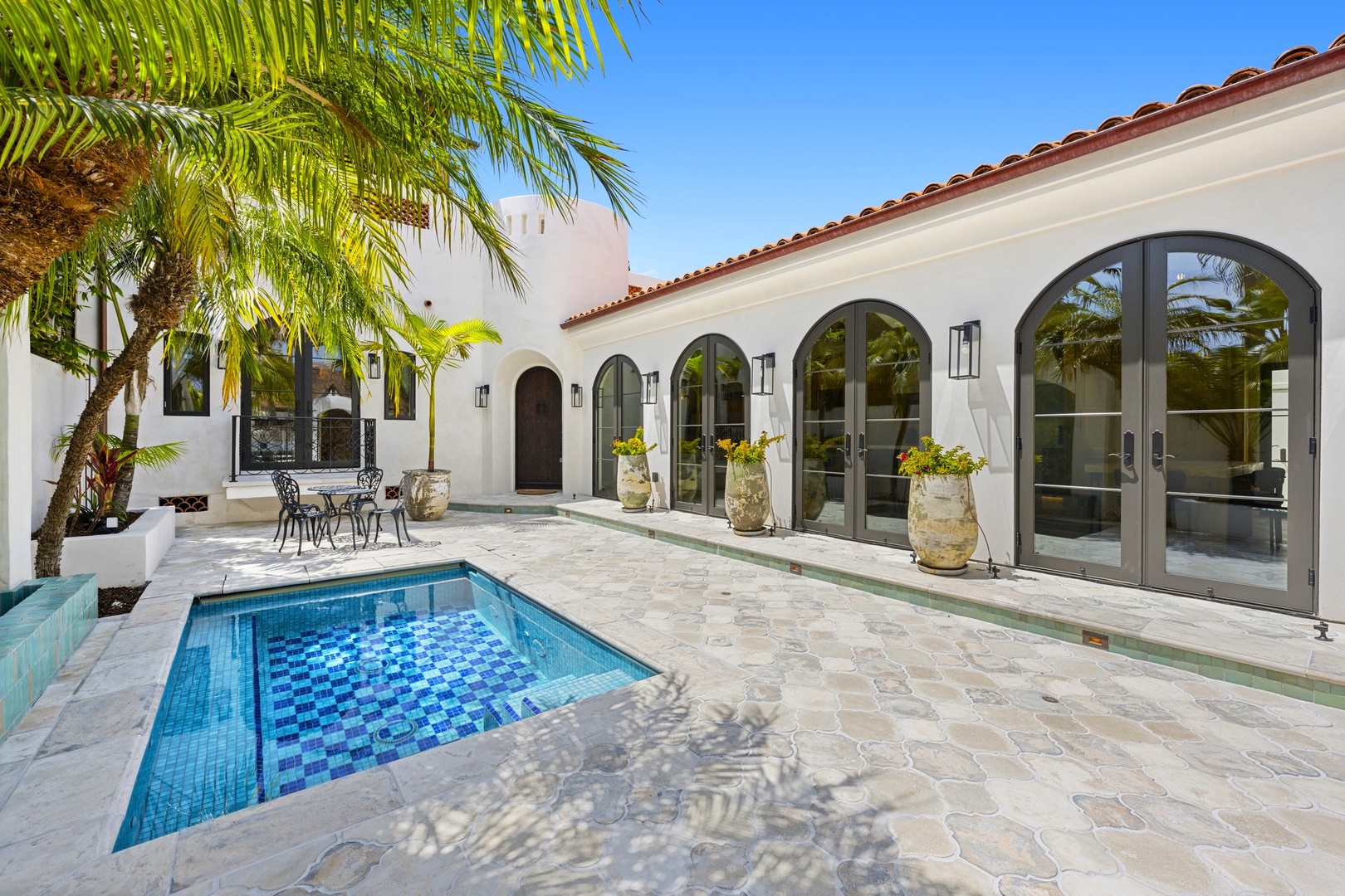 Entry Courtyard & Spa