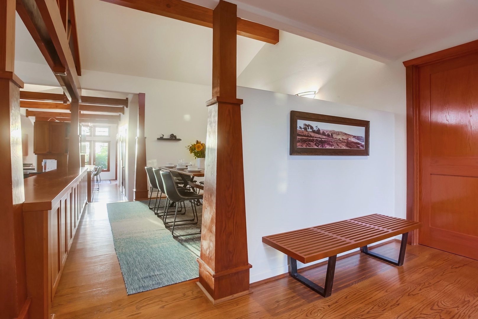 Entry towards the living area