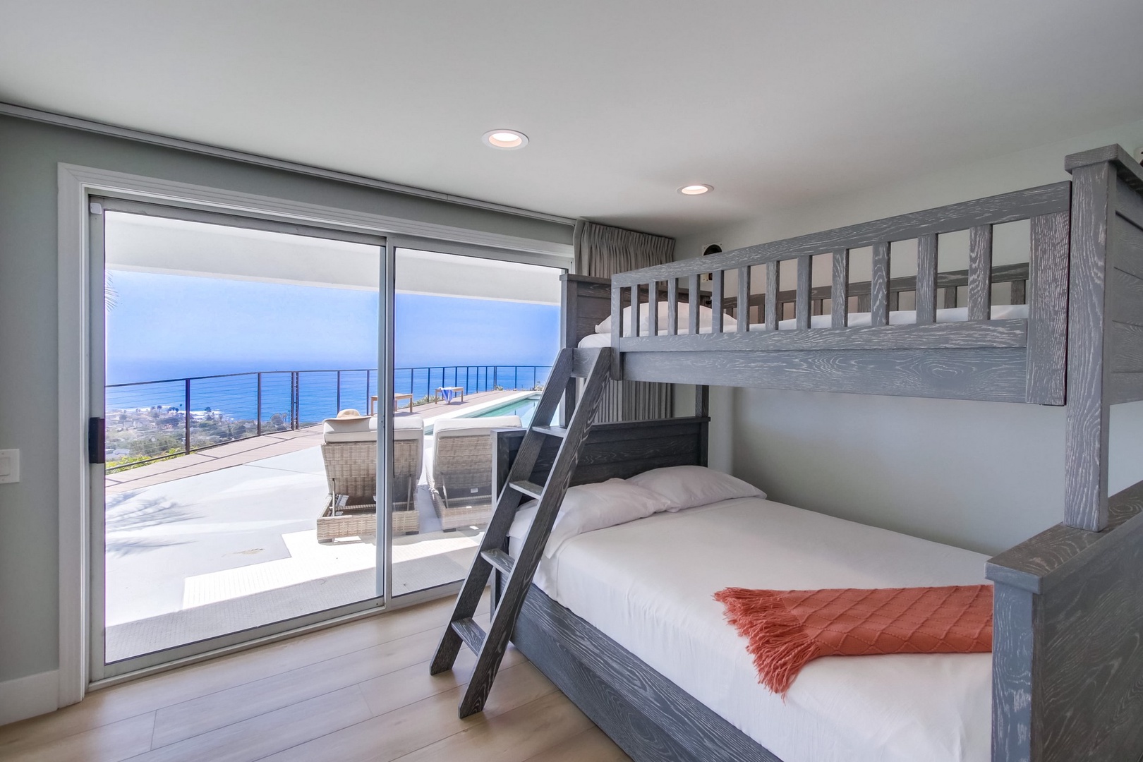 Bedroom 5 with ocean views