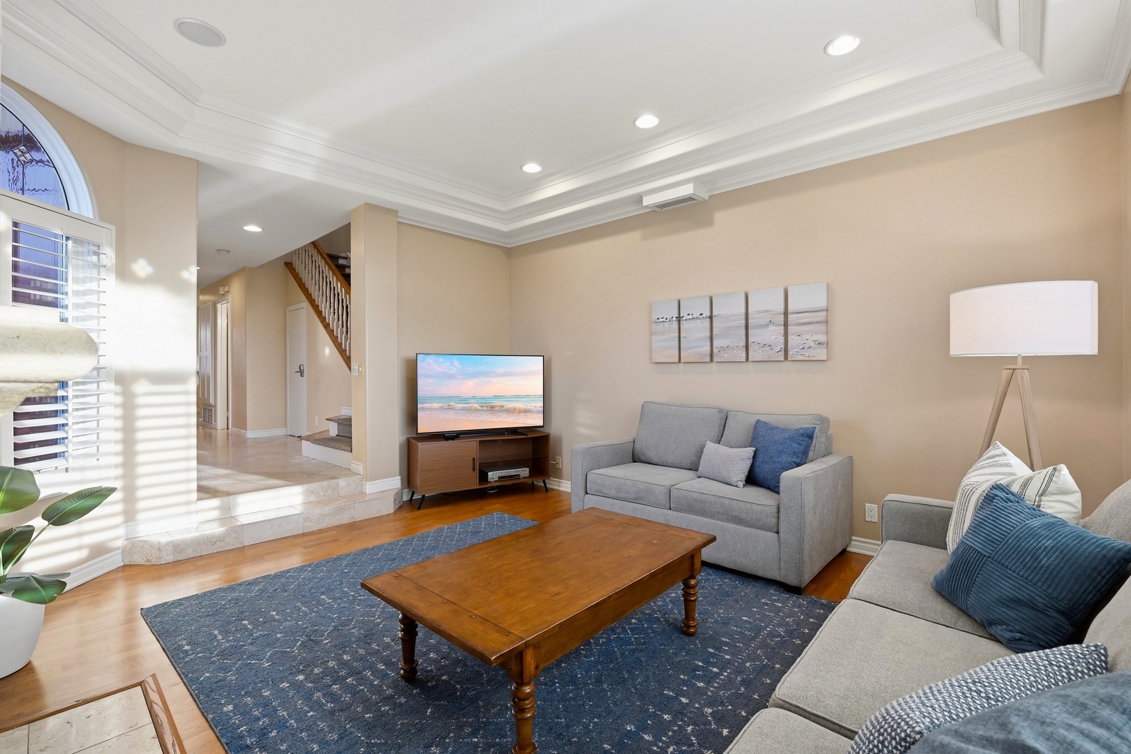 Living Room with Fold-out Sofa