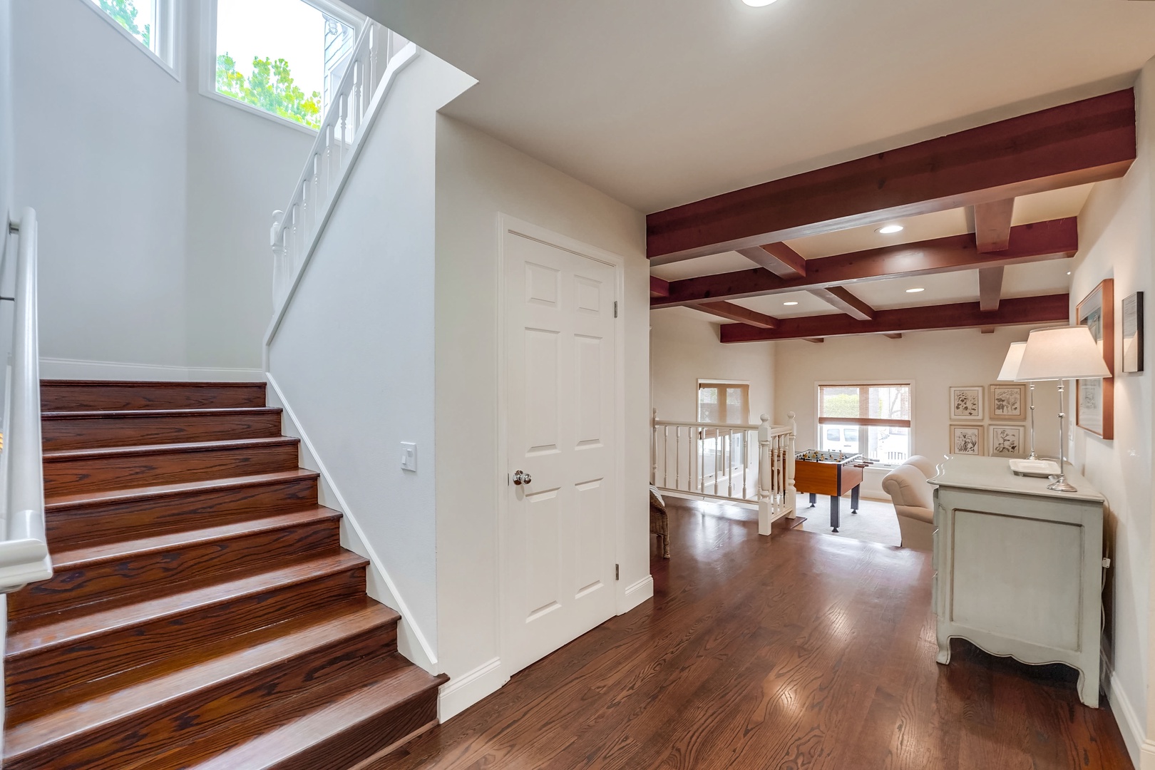 Stairs to the second level living area