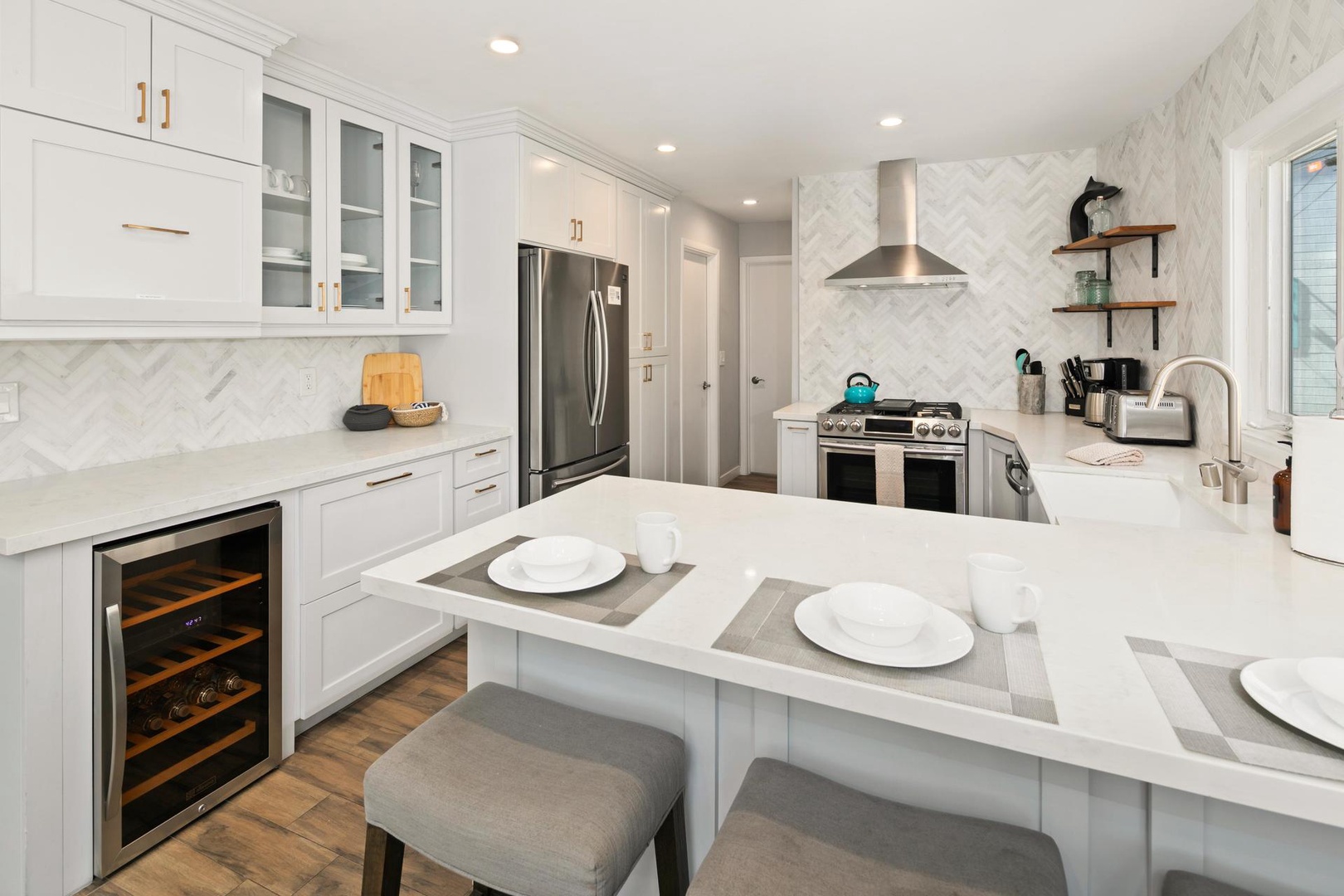 Stylish and modern kitchen